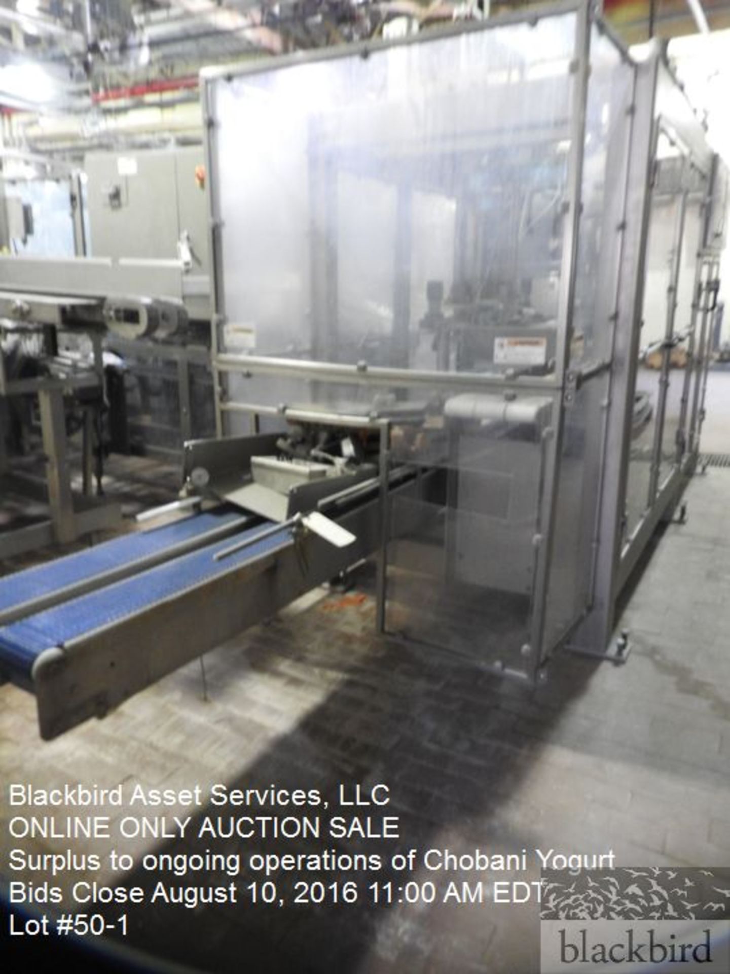 Pearson case packer, model GTLU, s/n 2010GTLU12237, (2) 6" Intralox carton conveyors, pick and pla - Image 2 of 10