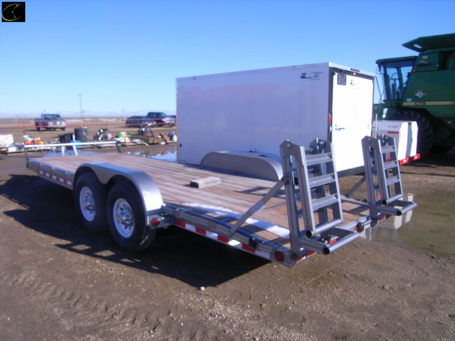 2009 Mustang 20ft tandem axle trailer SN 2K9FD31S251142511 - Image 7 of 8