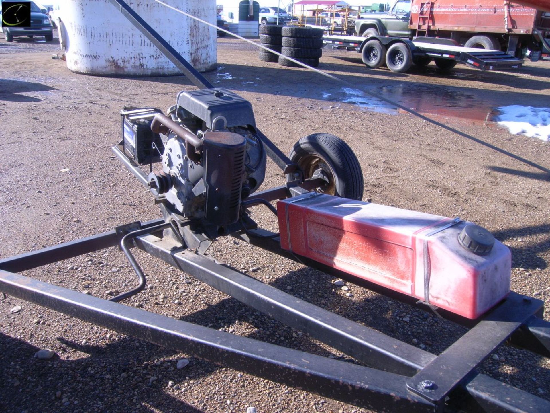 Wheatheart 46x8 auger w/ Robin 22HP eng SN AW0206195 - Image 4 of 6