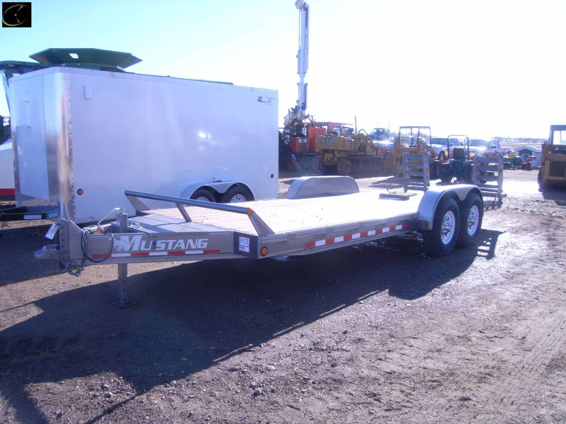 2009 Mustang 20ft tandem axle trailer SN 2K9FD31S251142511 - Image 8 of 8