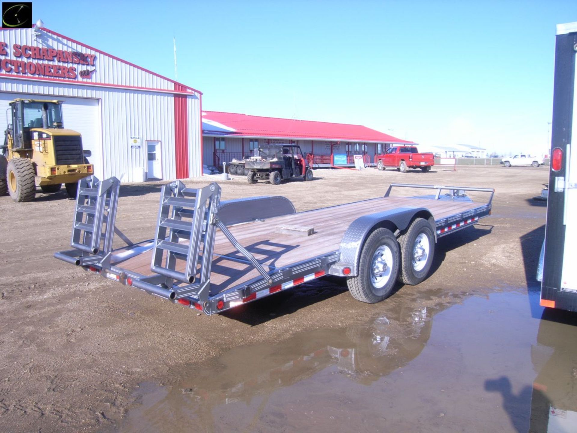 2009 Mustang 20ft tandem axle trailer SN 2K9FD31S251142511 - Image 6 of 8
