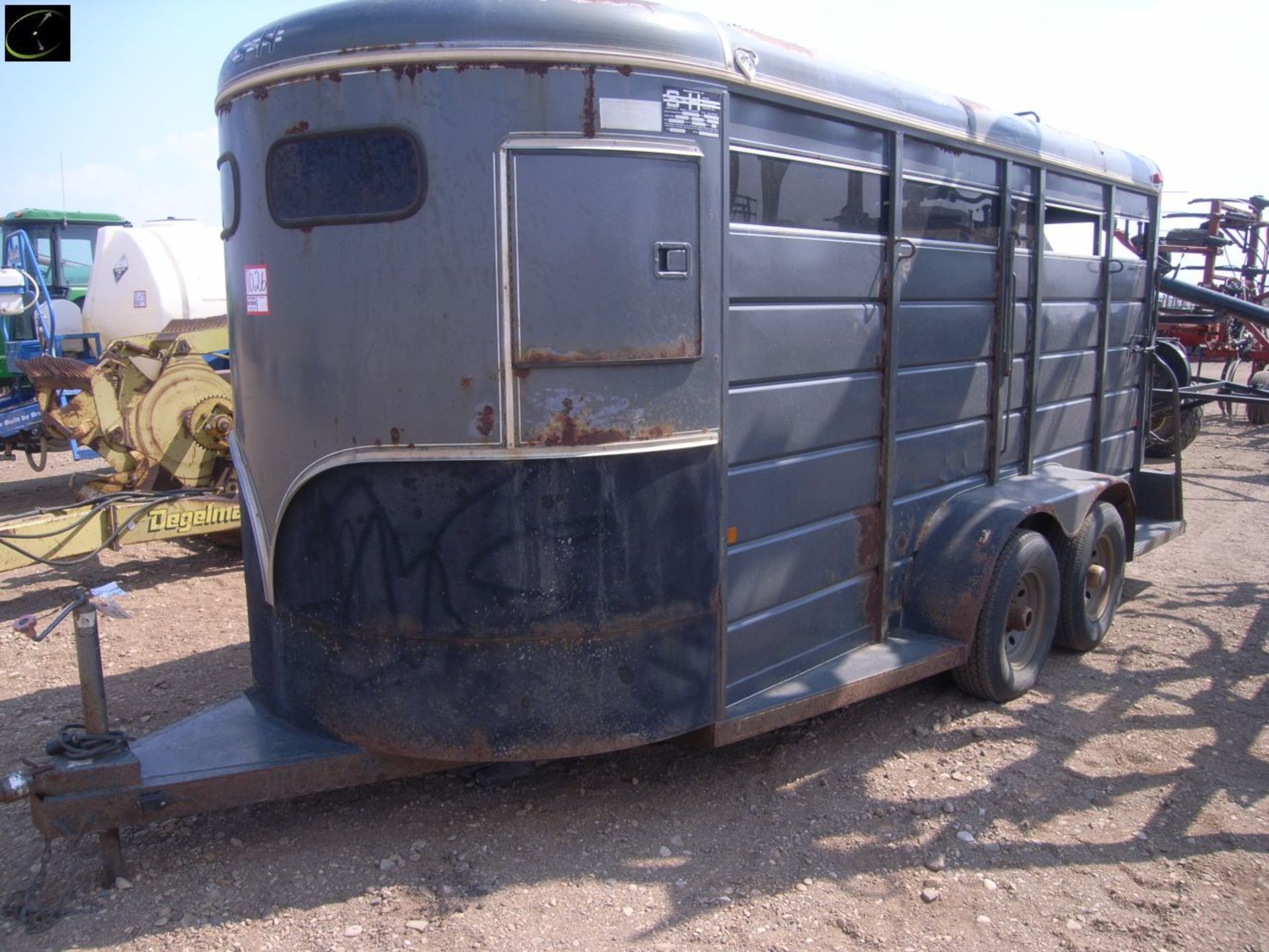 1997 Thundercloud Stock Trailer, 16ft, bumper hitch - Image 7 of 7