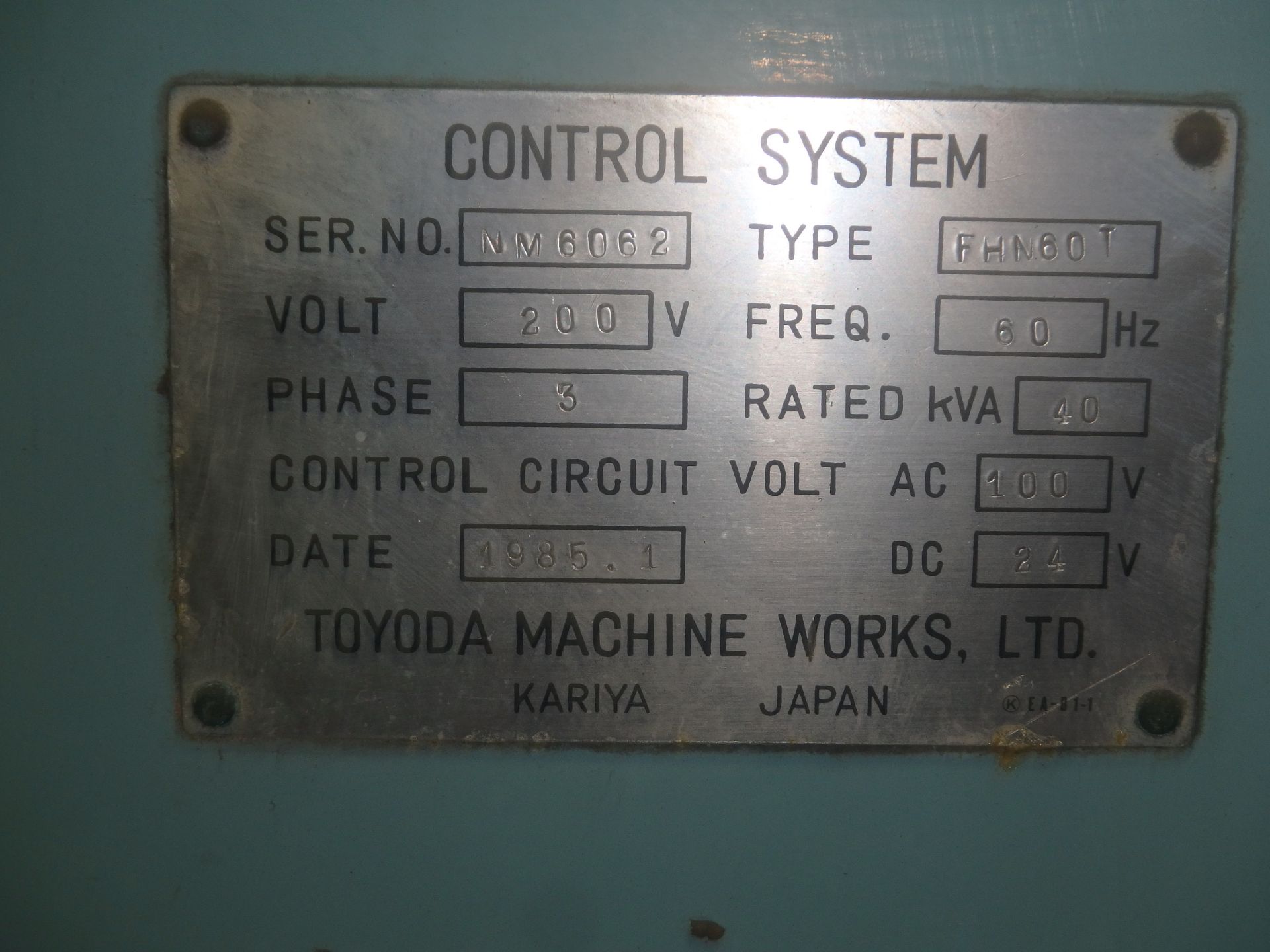 Toyoda FHN60T Horizontal Machining Center - Image 10 of 10