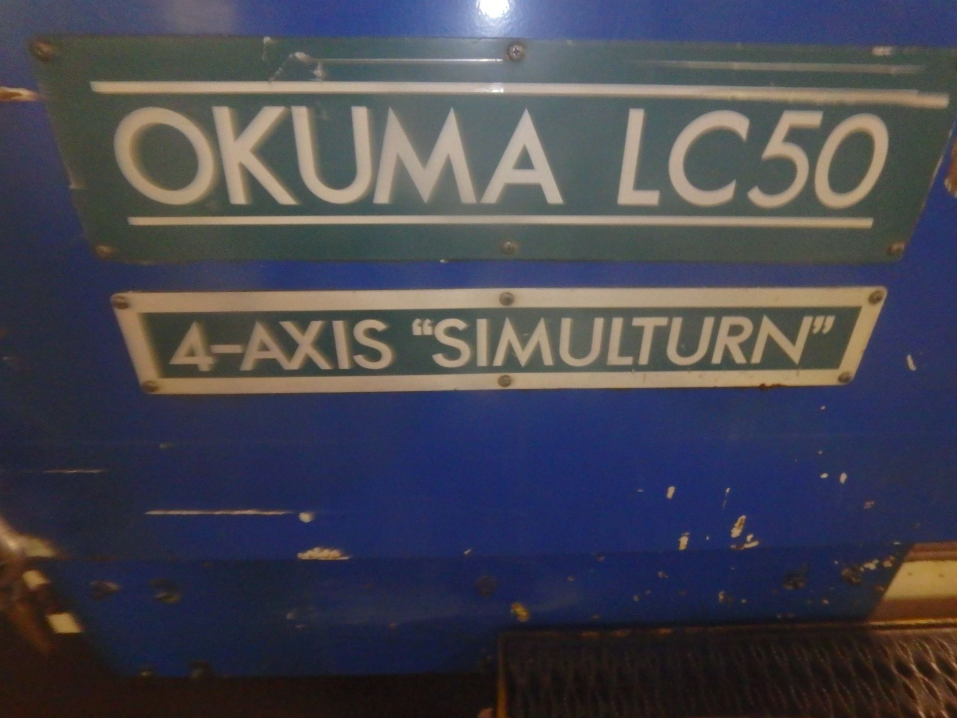 Okuma LC50-2ST CNC Lathe, OSP5000L-G Control - Image 7 of 9