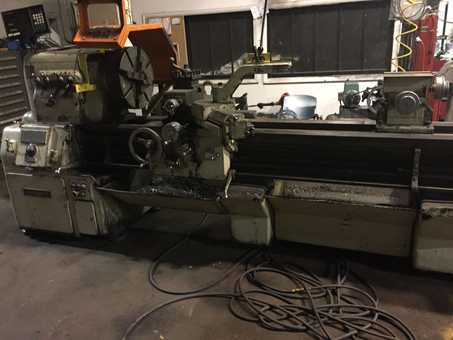 26” x 84” Monarch Geared Head Lathe w/ DRO