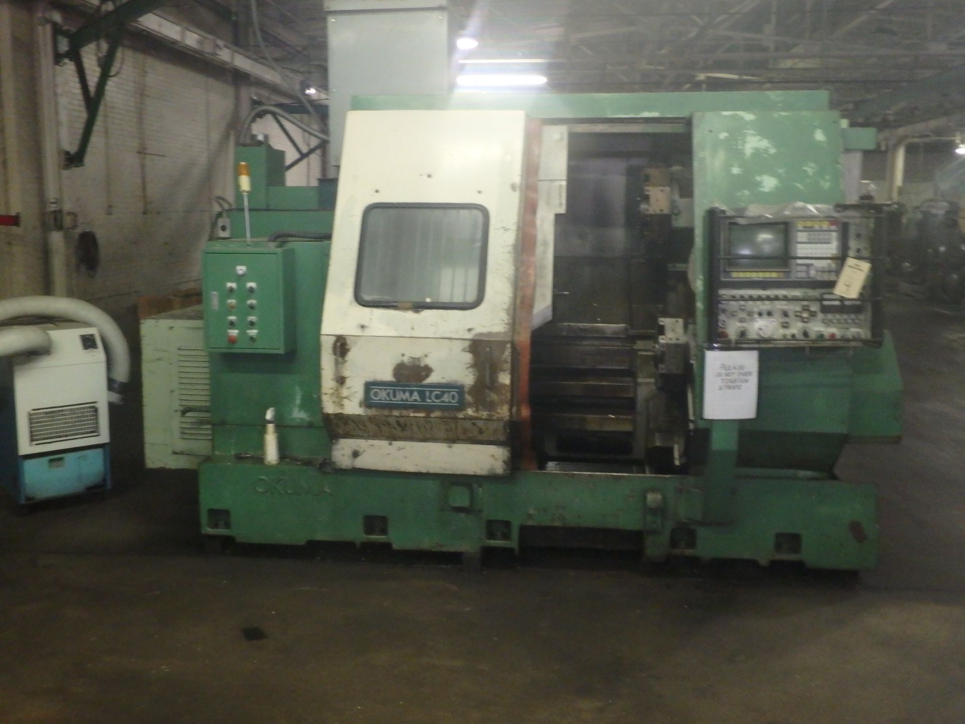 Okuma LC40 CNC Lathe, OSP5000 Control