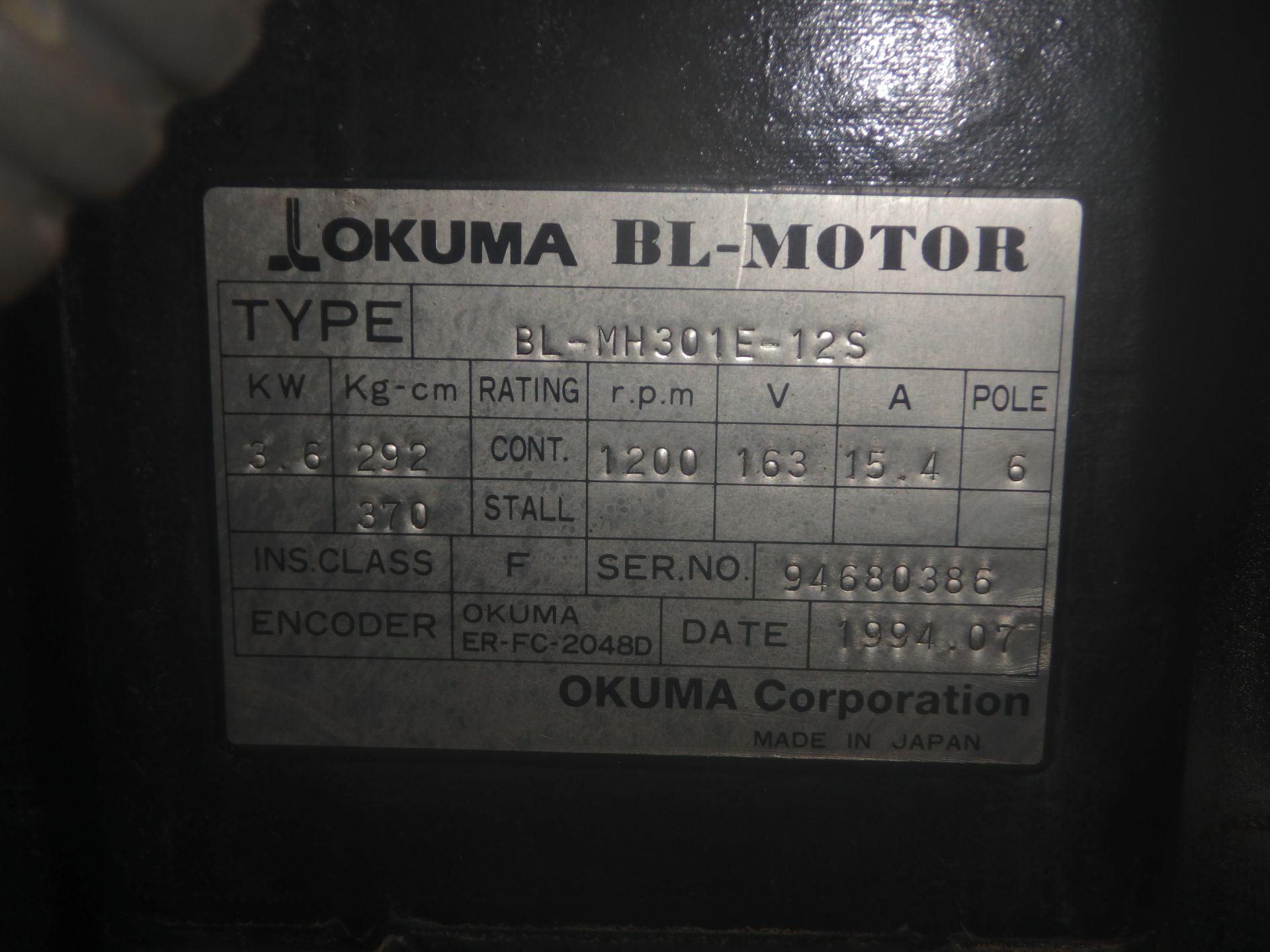 Okuma LU45 CNC Lathe, 5020L CNC Control - Image 12 of 12