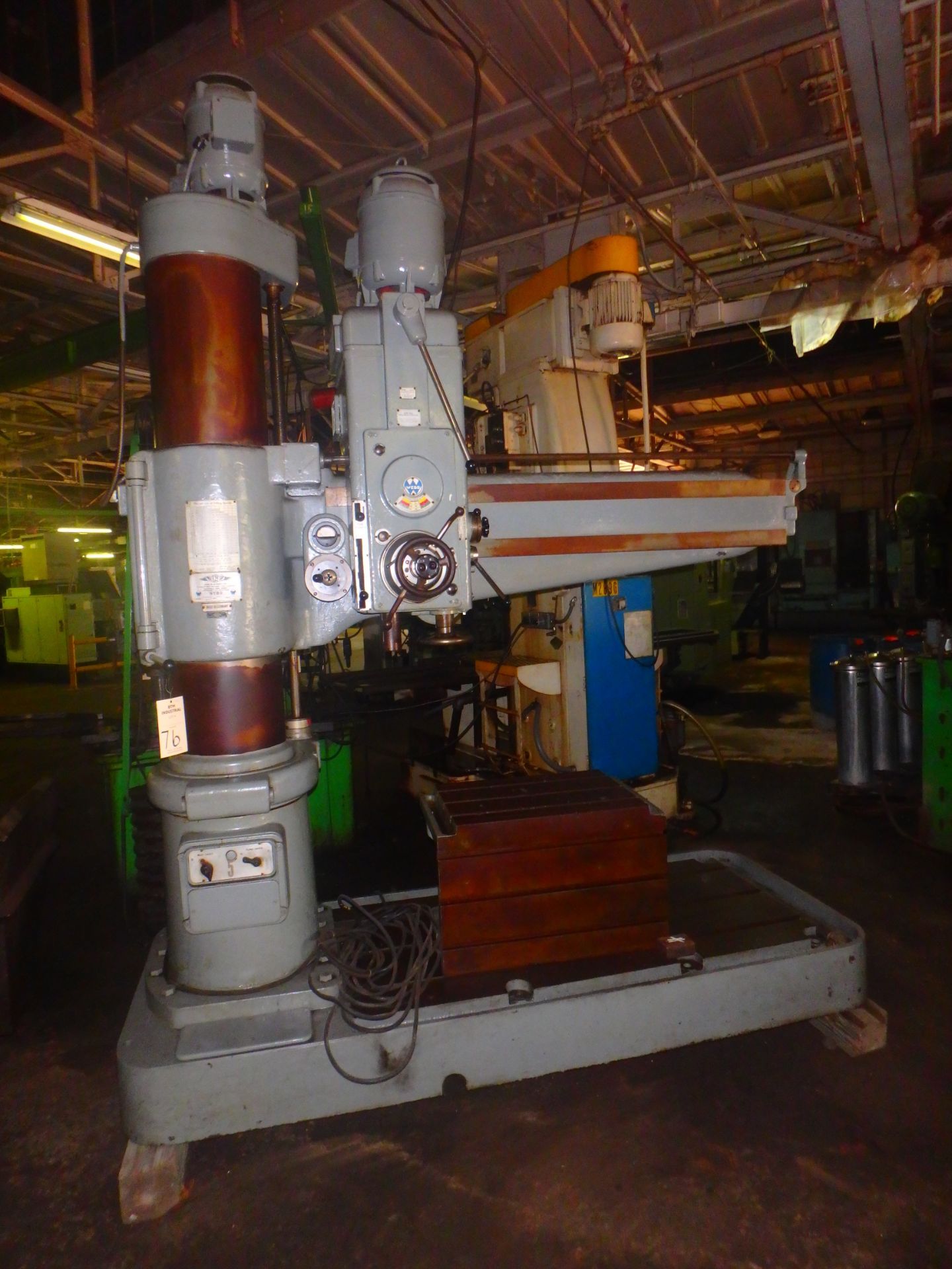 5' Webo Radial Arm Drill Press - Image 4 of 6