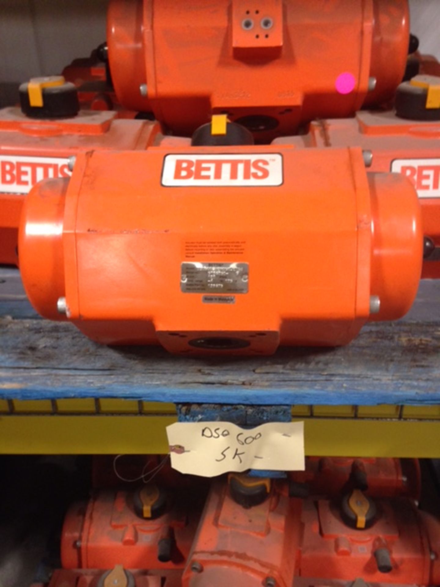 Ass't. Bettis  DS Series  Actuators Fail Close Rack & Pinion MAWP 120 PSIG, (10)DS0065.B2A04K.14K0