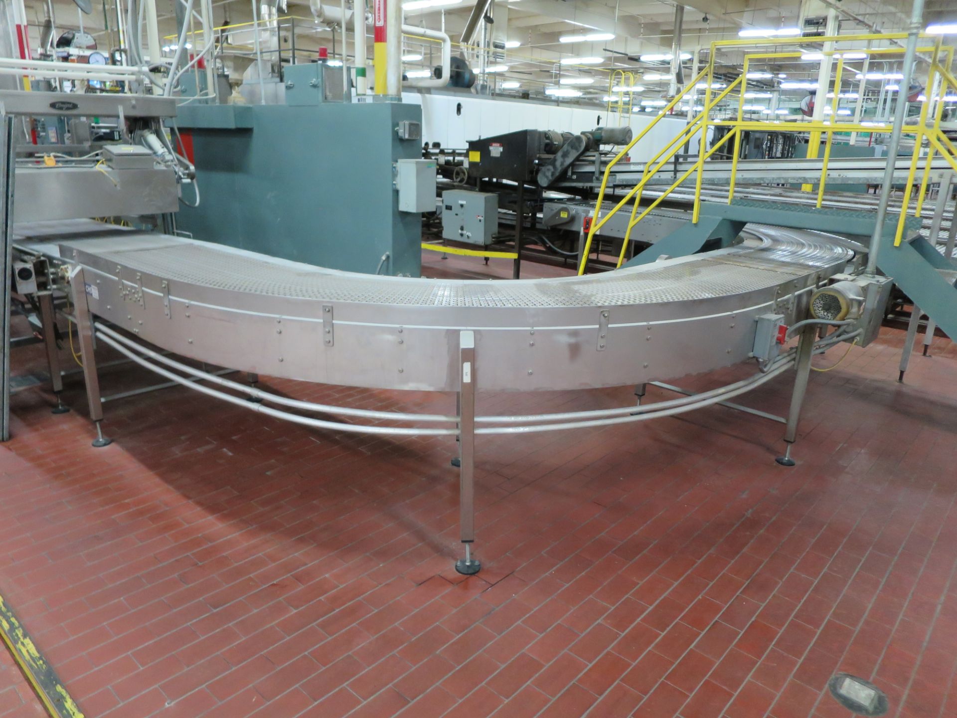 CHS Systems conveying system, including (1) 18' two-tier section (in proofer), (1) 16' section, (