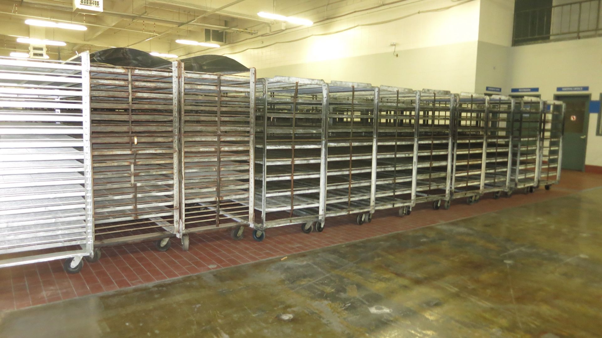 [Lot] (11) Proofer racks, 66" x 32" x 66", various shelf configurations