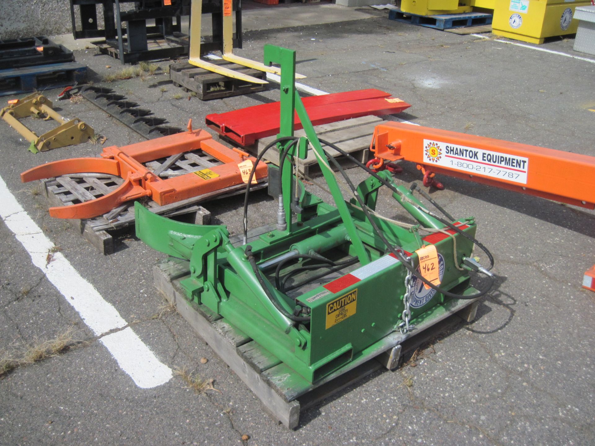 Valleycraft hydraulic barrel clamp forklift attach.