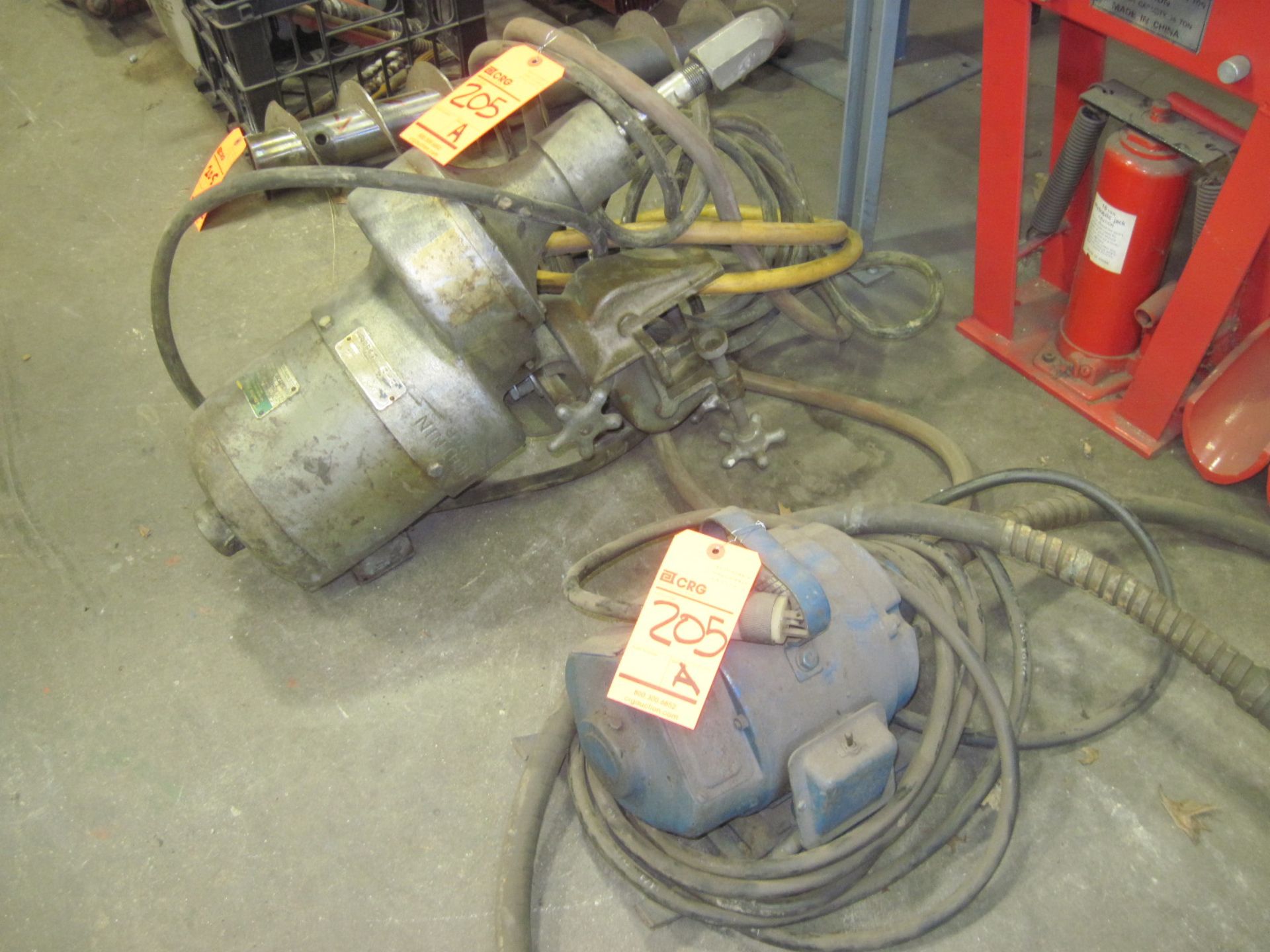 Lightning mixer m/n 240015, and Arnesson electric chipping hammer