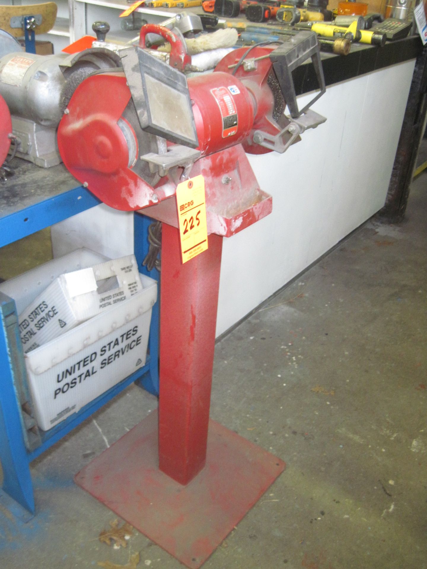 Milwaukee 8" D.E. pedestal grinder, 3/4 HP, 1 PH