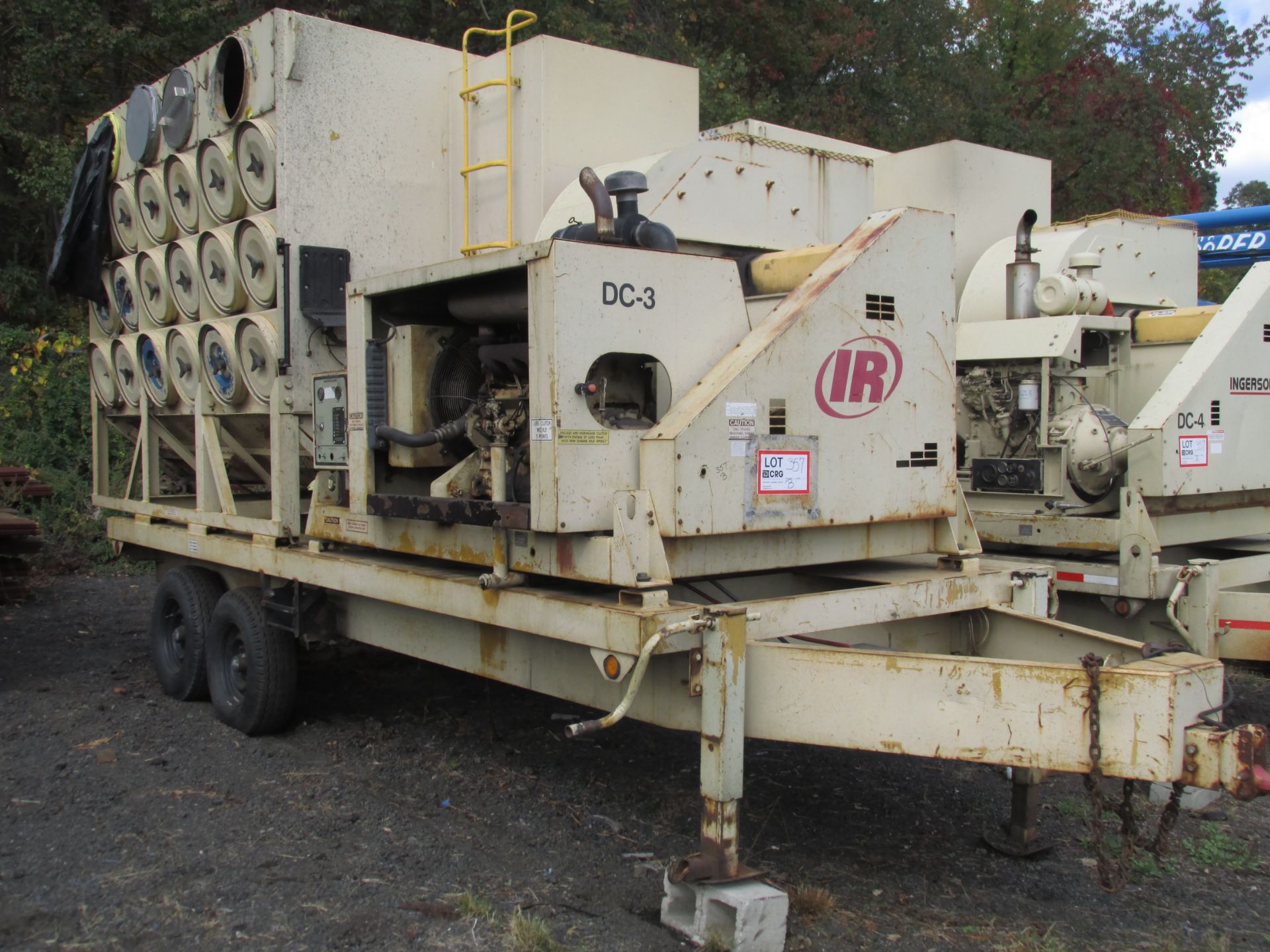 1996 Ingersoll-Rand DC24 environmental containment system, 18 cannister, 8,133 hours, s/n 232702UDD