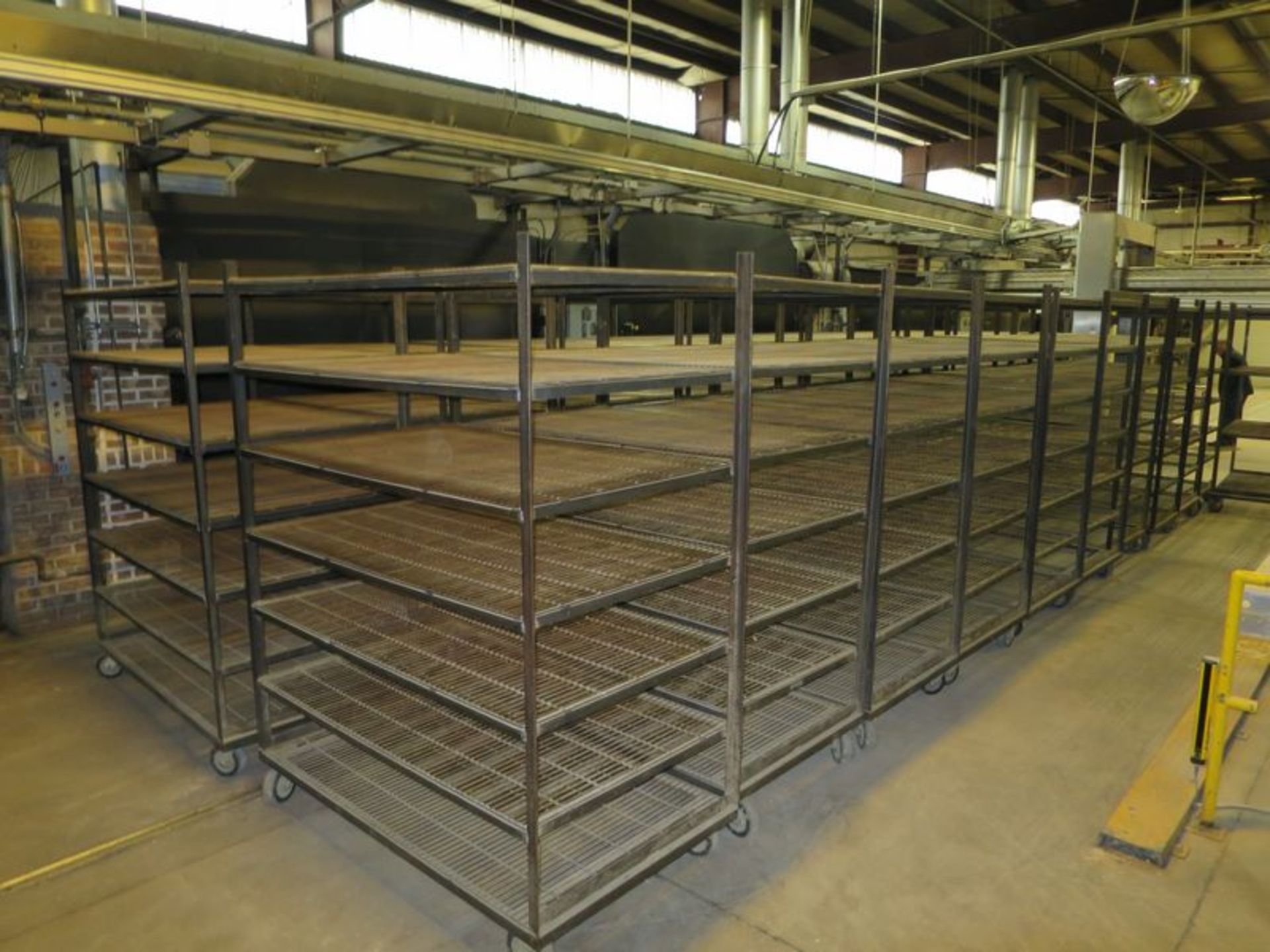 Lot of (20) 7-Tier mobile cooling racks, 9' L x 3' w x 6' high - Image 2 of 2