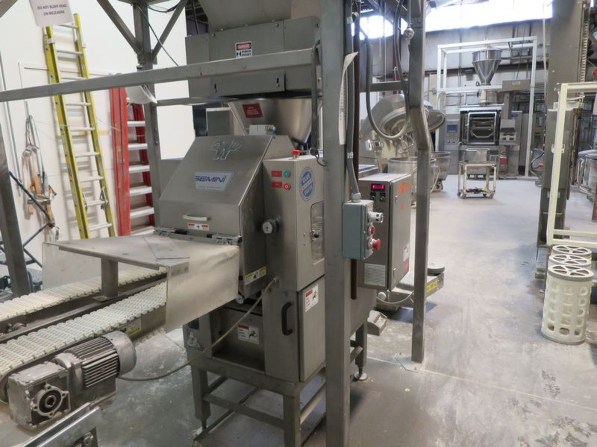 Gemini / Konig bread line consisting of 2011 Gemini WP Part U 2002 all stainless divider, s/n - Image 4 of 12