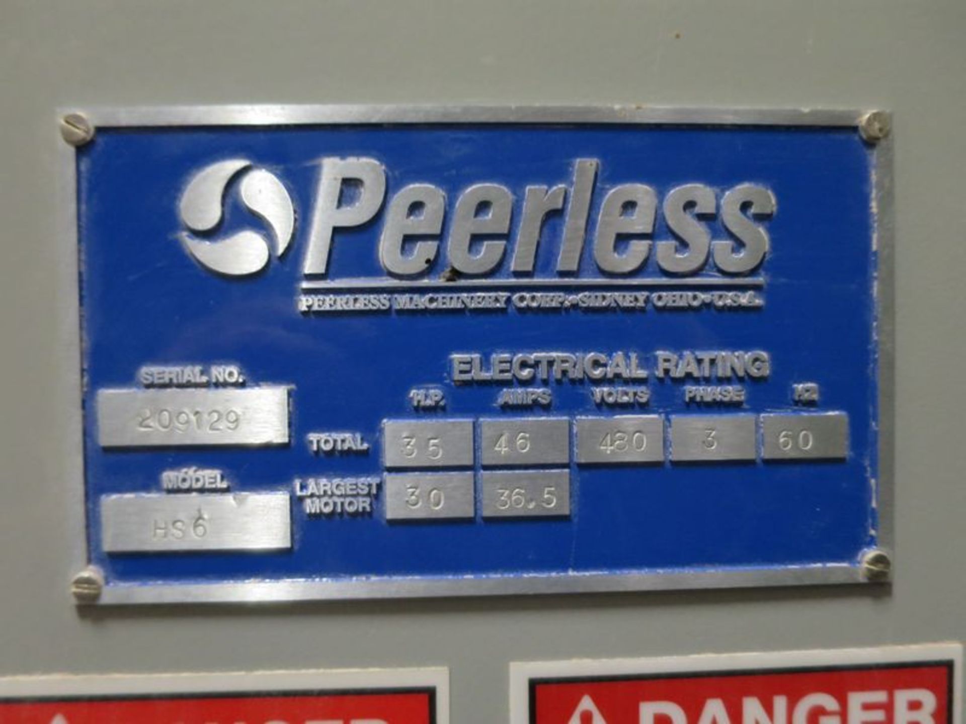 Peerless 600 lb roller bar mixer, model HS6, s/n 209129, installed in 2011, jacketed bowl, plc - Image 9 of 9