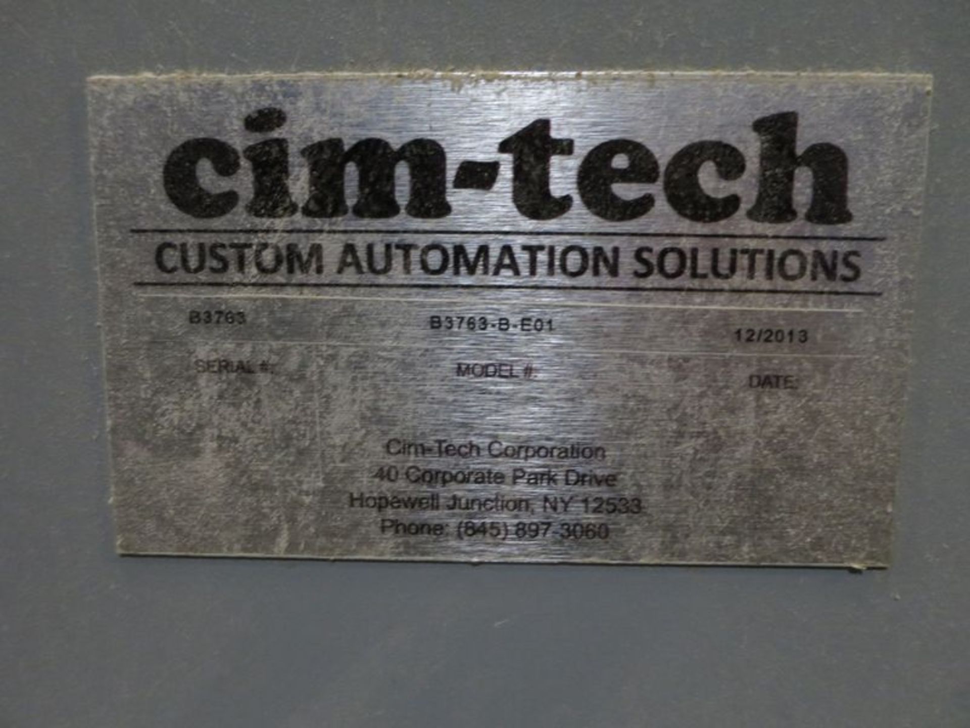 CIM-Tech oven loader/unloader controller, with Mitsubishi touch pad (installed in 2003) - Image 3 of 3