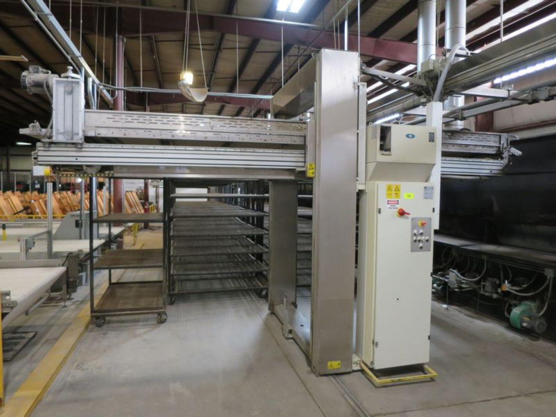 Lot of (2) Marden automatic oven loader/unloaders, model 1500, installed in 2003 and includes 138'