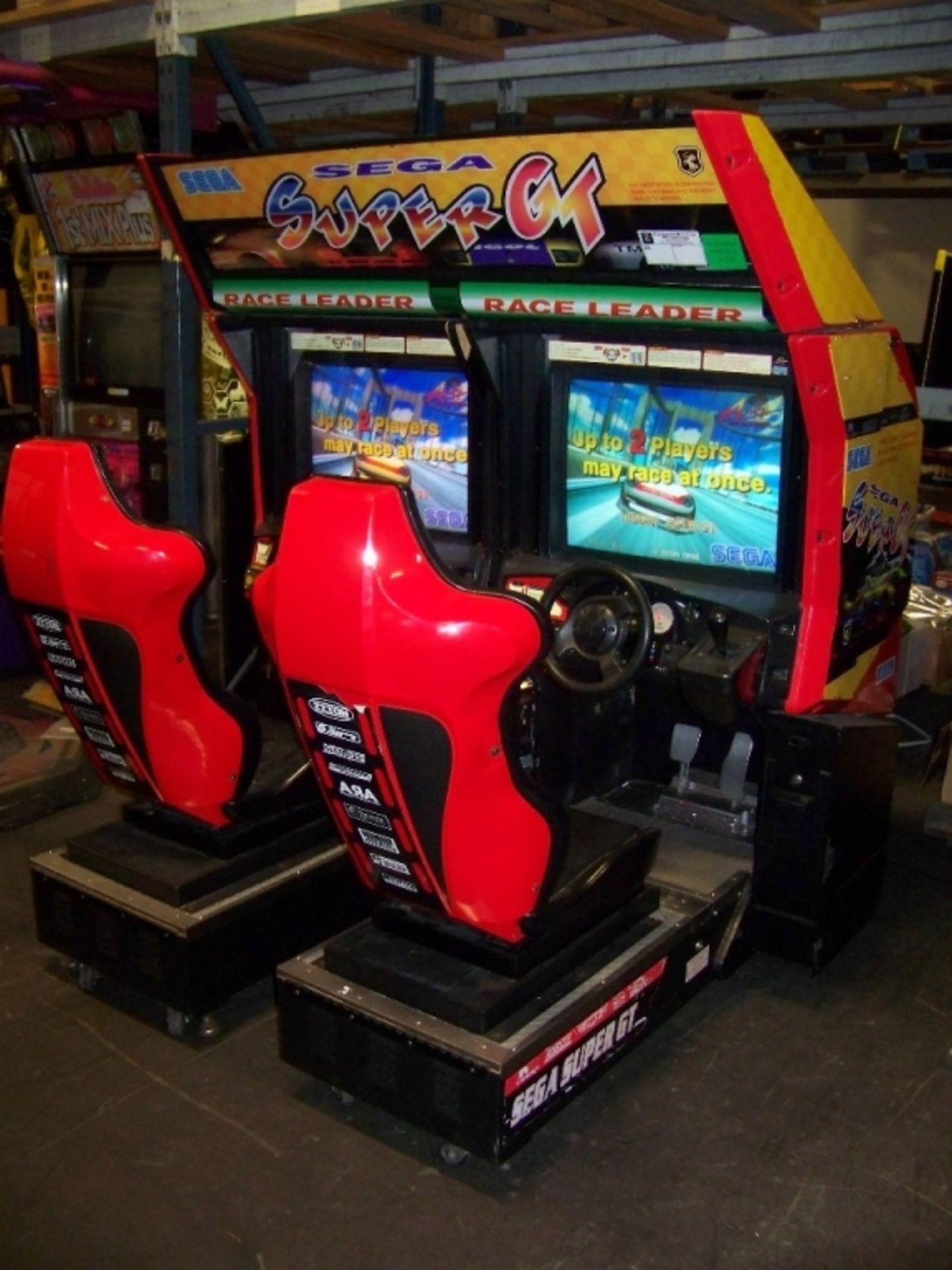 SUPER GT TWIN RACING ARCADE GAME SEGA