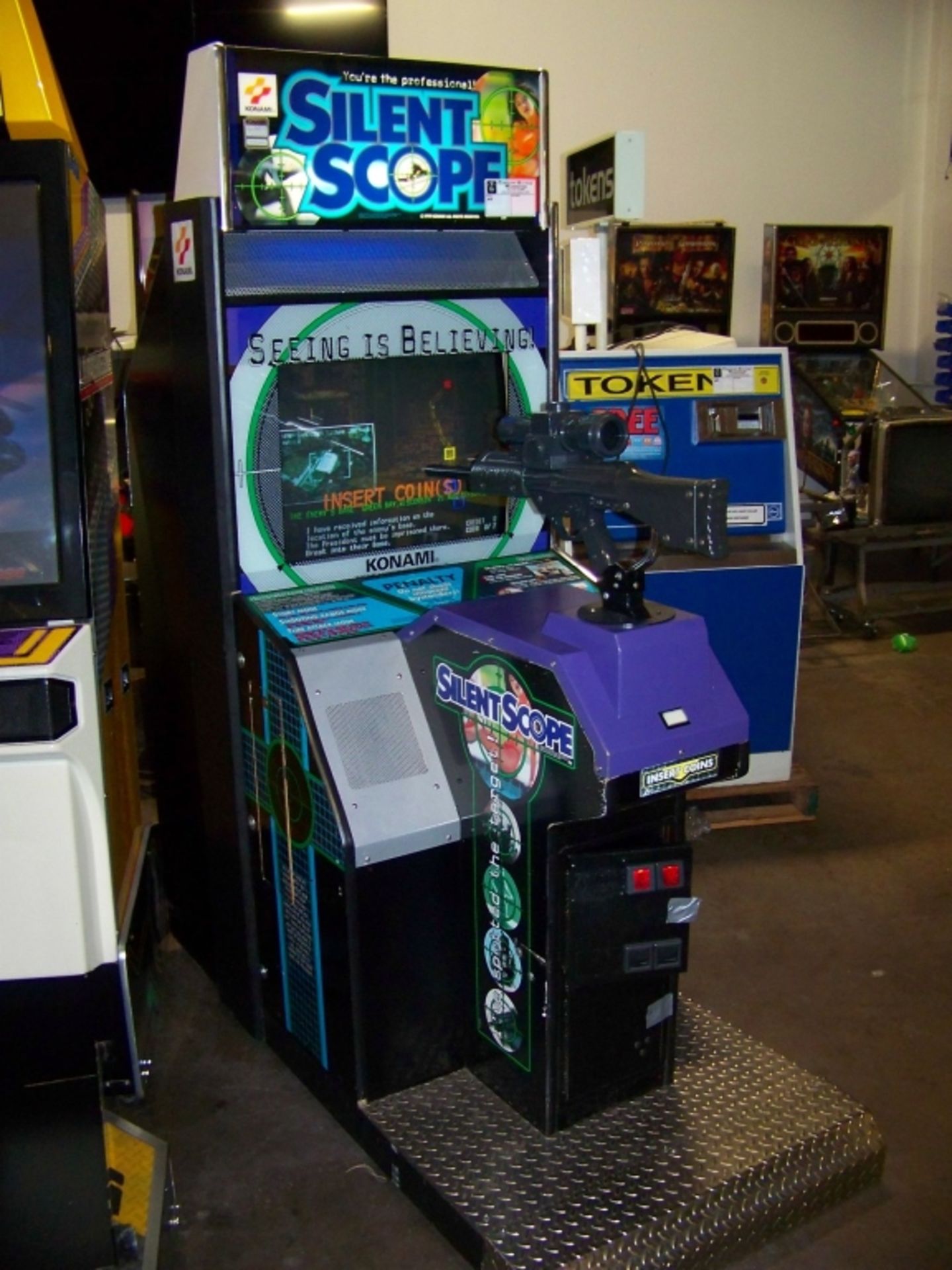 SILENT SCOPE DEDICATED SHOOTER ARCADE GAME KONAMI - Image 3 of 6