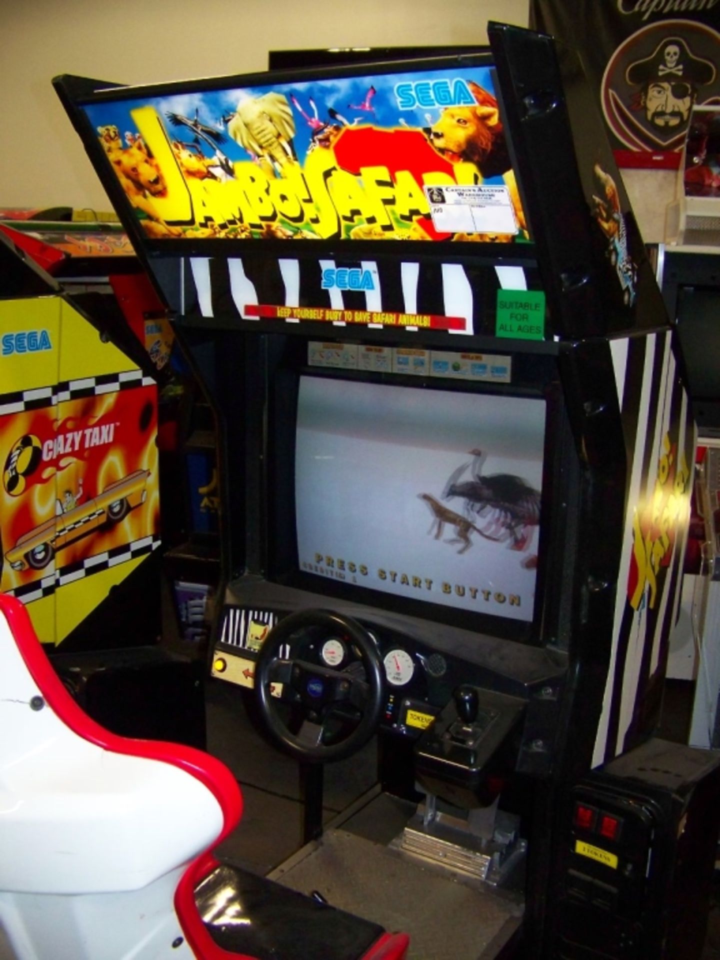 JAMBO SAFARI SITDOWN DRIVER ARCADE GAME - Image 2 of 4