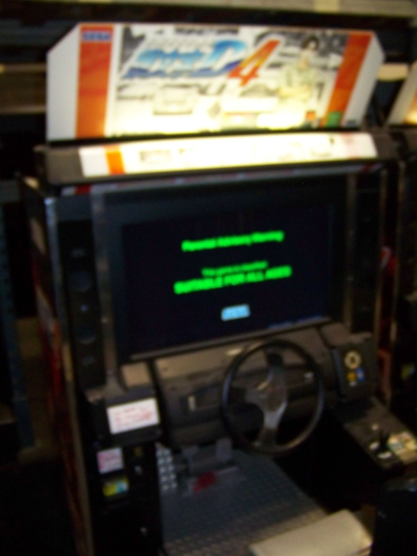 INITIAL D4 SITDOWN RACING ARCADE GAME SEGA - Image 5 of 5