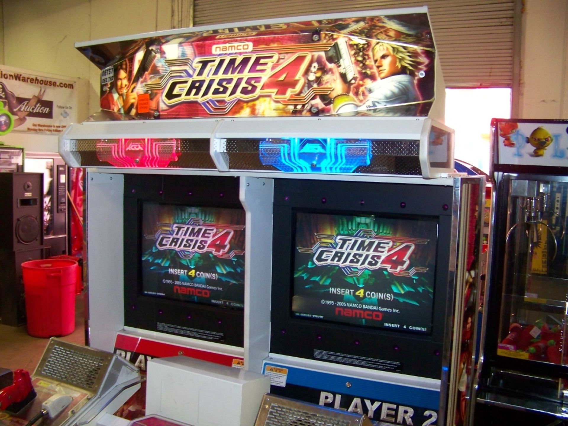 TIME CRISIS 4 TWIN SHOOTER ARCADE GAME NAMCO - Image 7 of 9