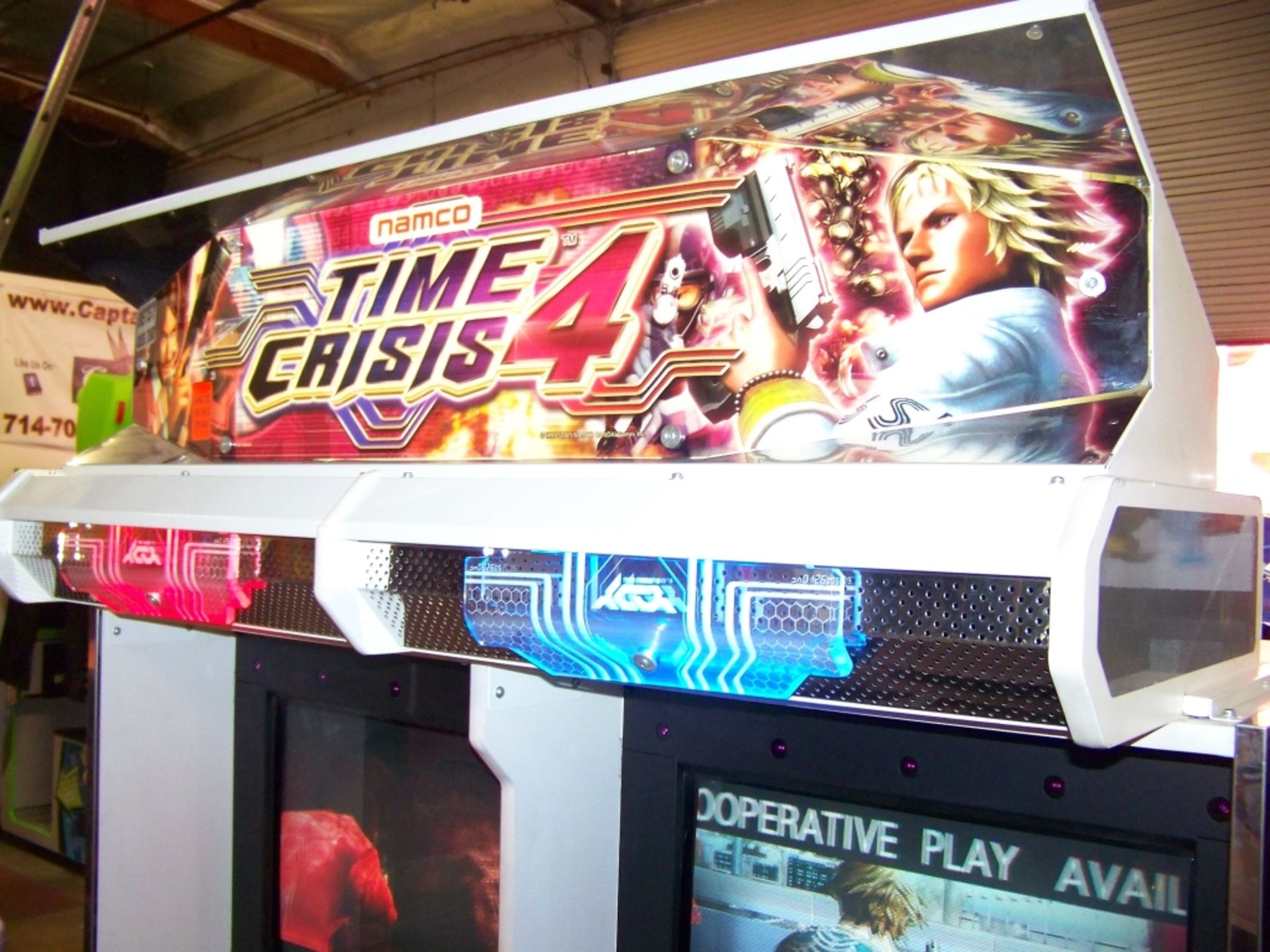 TIME CRISIS 4 TWIN SHOOTER ARCADE GAME NAMCO - Image 2 of 9