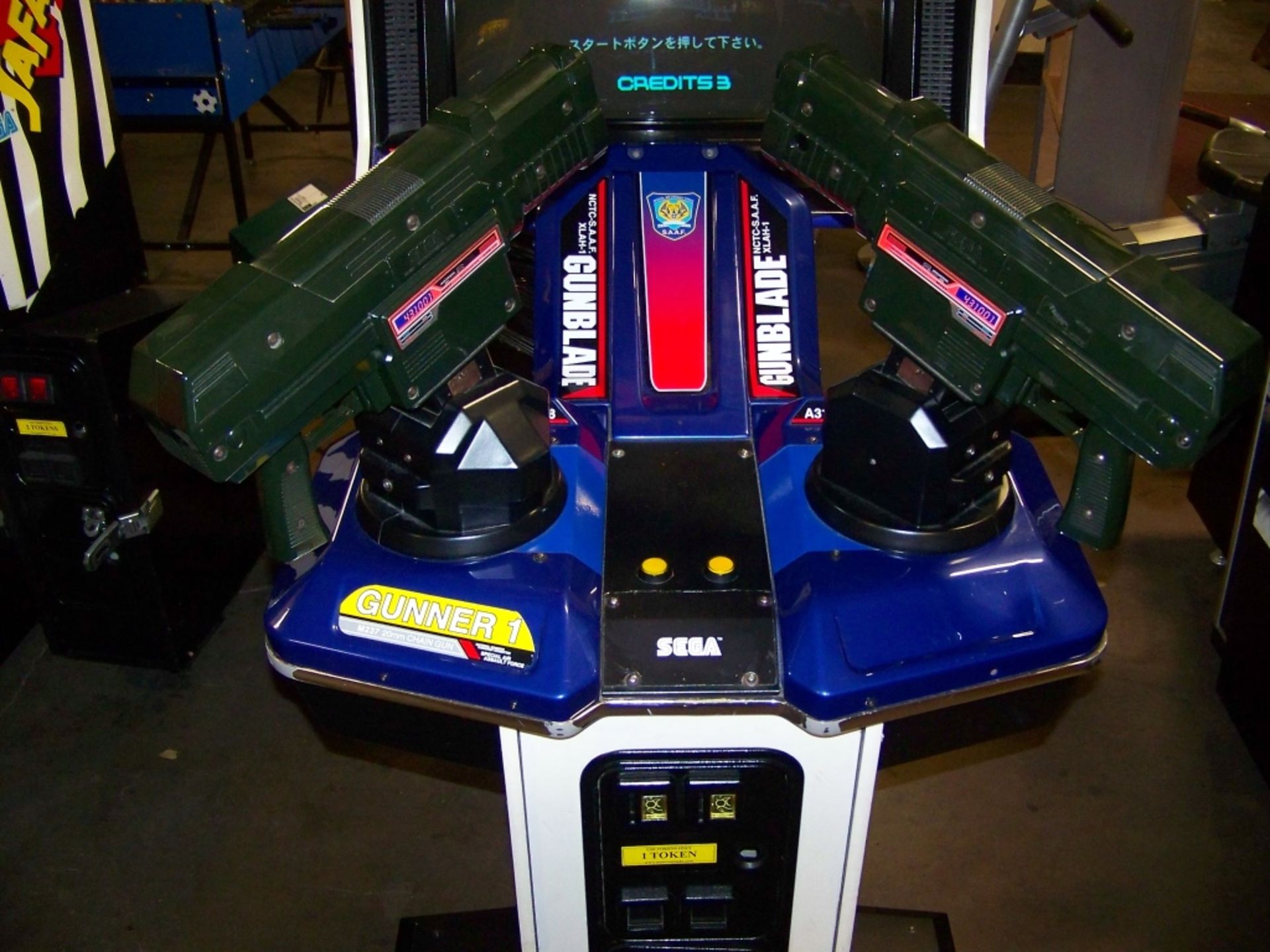 GUNBLADE NY STD 27" SHOOTER ARCADE GAME SEGA - Image 5 of 5