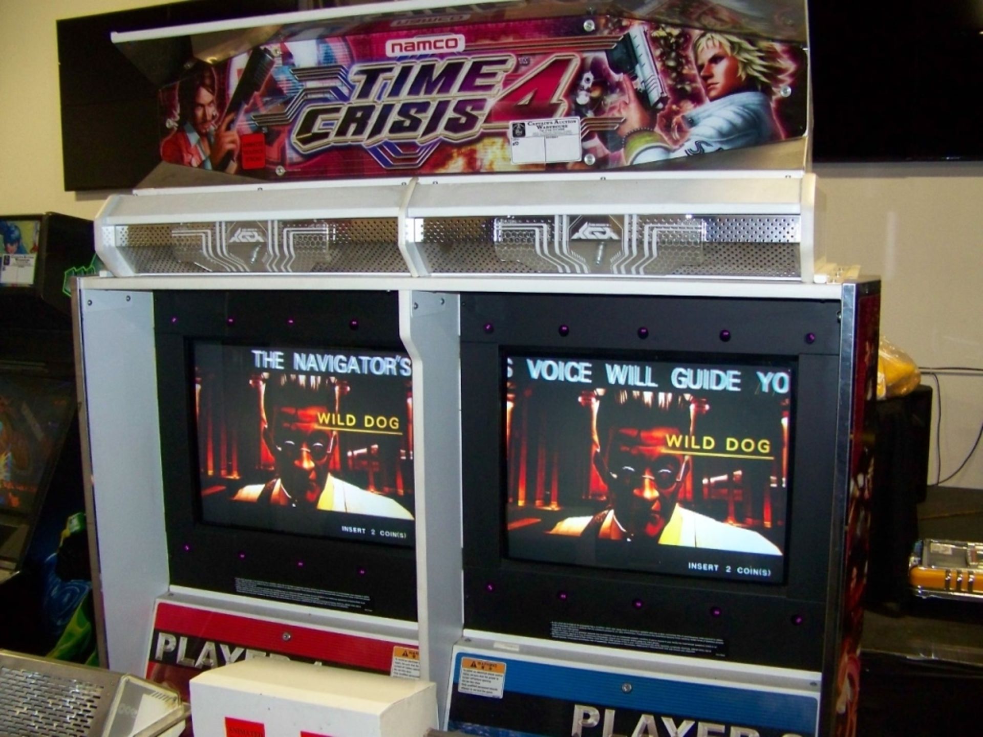 TIME CRISIS 4 TWIN SHOOTER ARCADE GAME NAMCO - Image 5 of 6