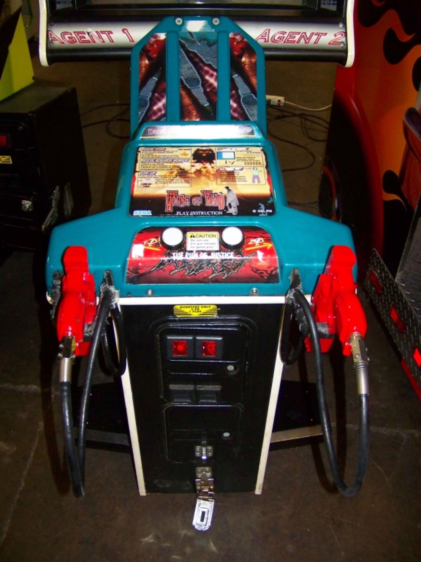 HOUSE OF THE DEAD ZOMBIE SHOOTER ARCADE GAME SEGA - Image 5 of 7