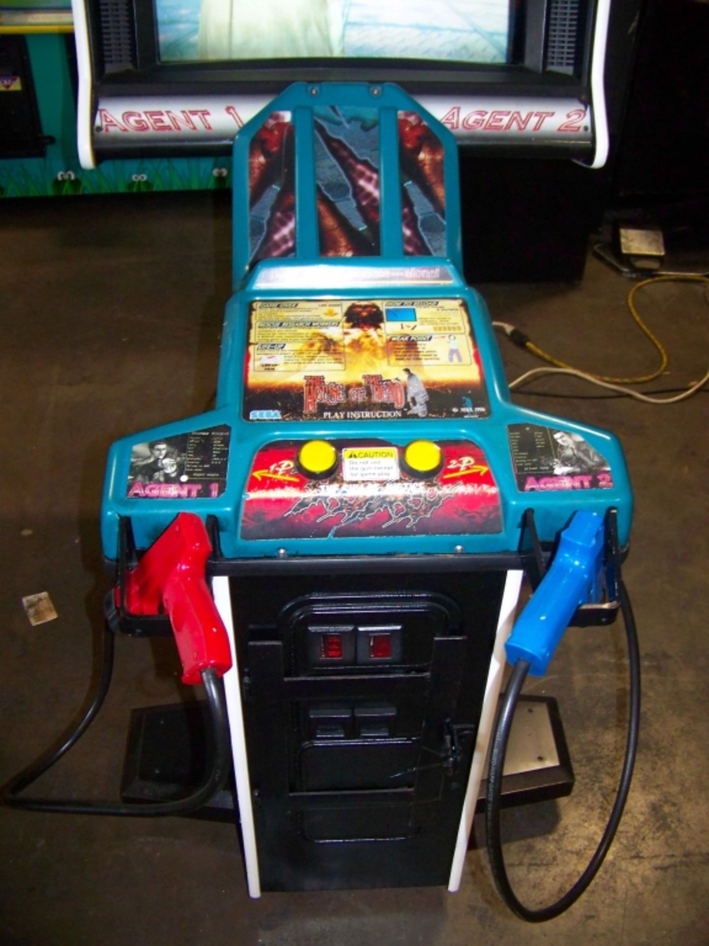 THE HOUSE OF THE DEAD ZOMBIE SHOOTER ARCADE GAME E - Image 4 of 6