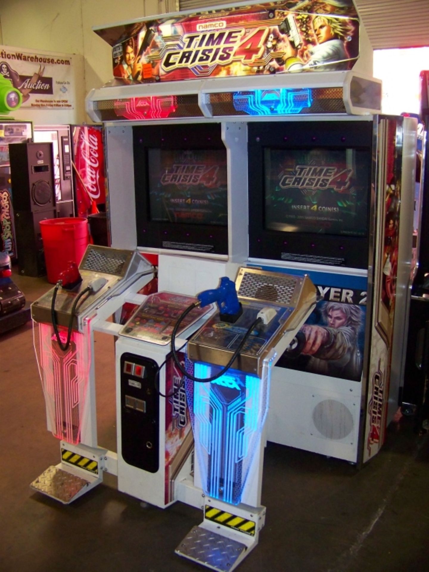 TIME CRISIS 4 TWIN SHOOTER ARCADE GAME NAMCO - Image 6 of 9