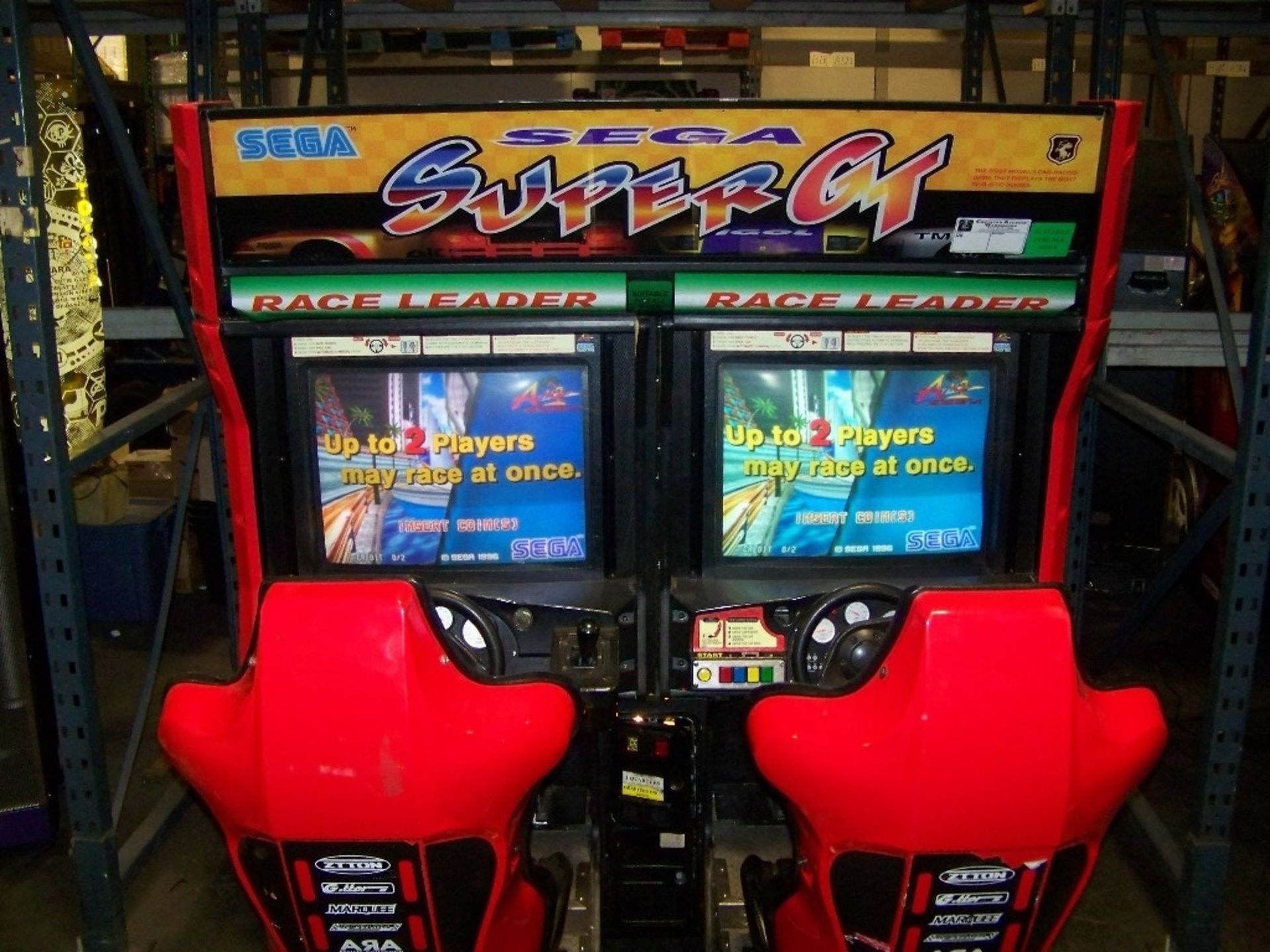 SUPER GT TWIN RACING ARCADE GAME SEGA - Image 3 of 5