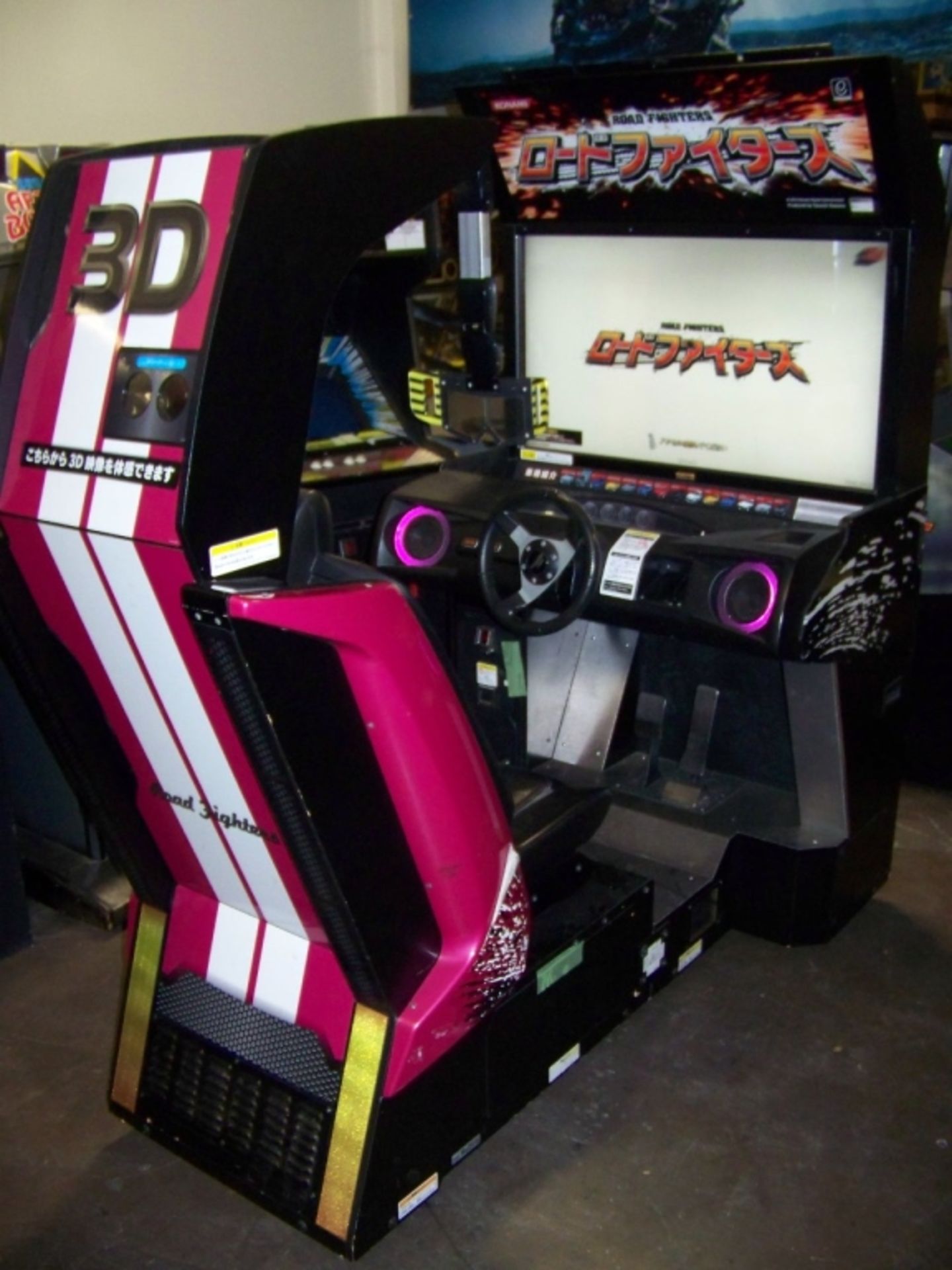 ROAD FIGHTERS KONAMI 3D DELUXE RACING ARCADE GAME - Image 5 of 7