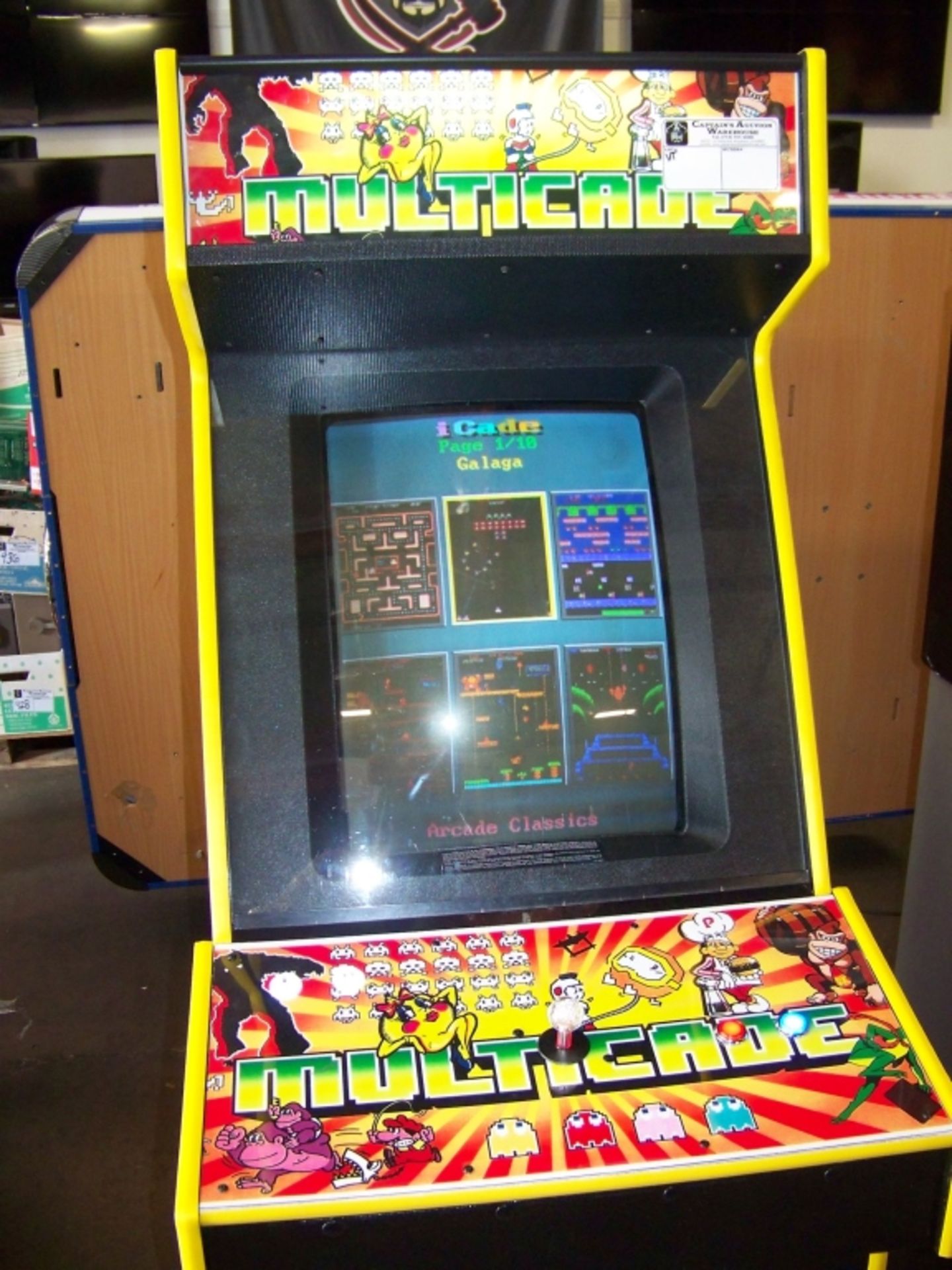 60 IN 1 MULTICADE UPRIGHT ARCADE GAME CUSTOM CAB - Image 7 of 8