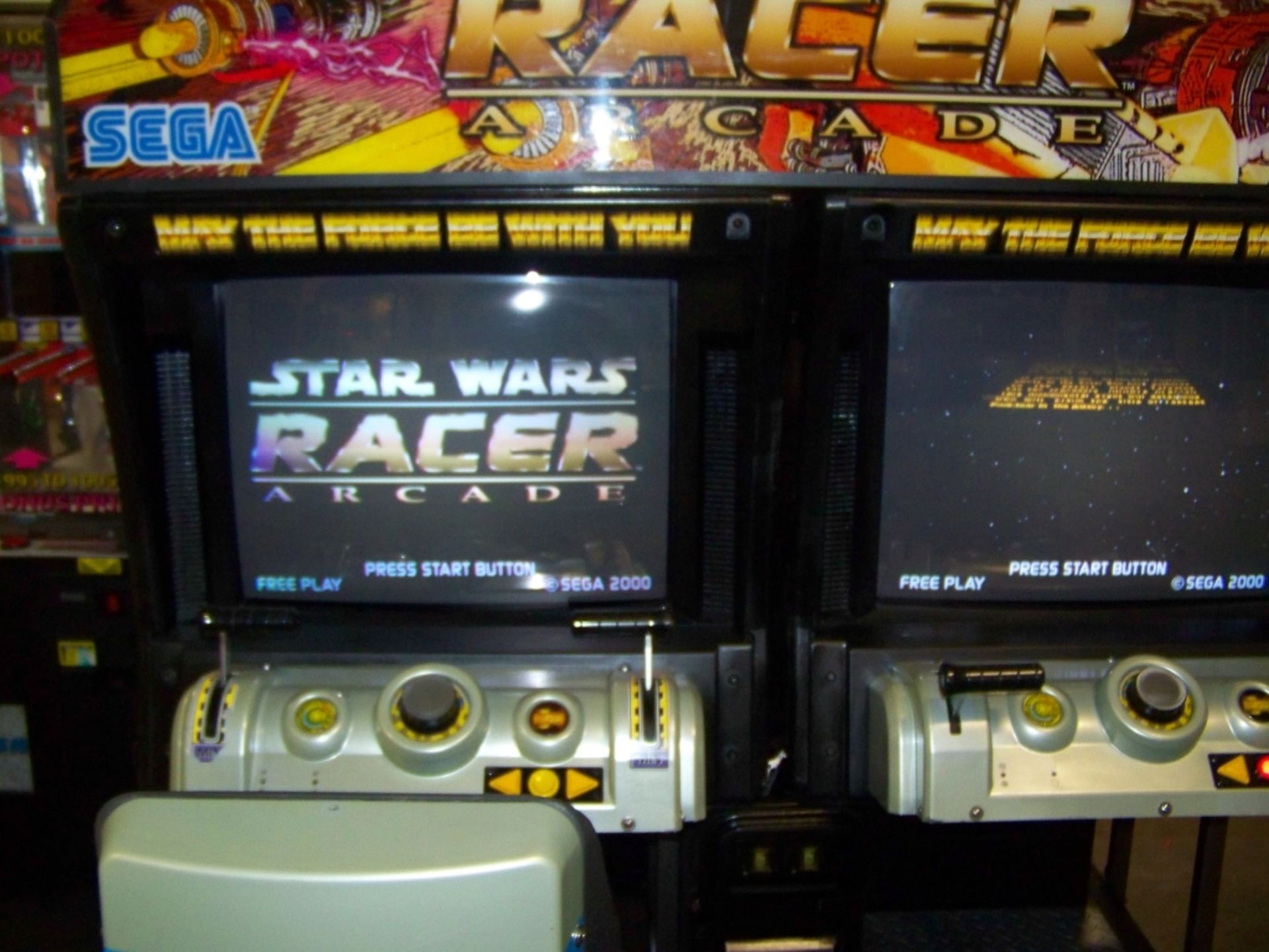 STAR WARS POD RACER TWIN RACING ARCADE GAME SEGA - Image 5 of 6