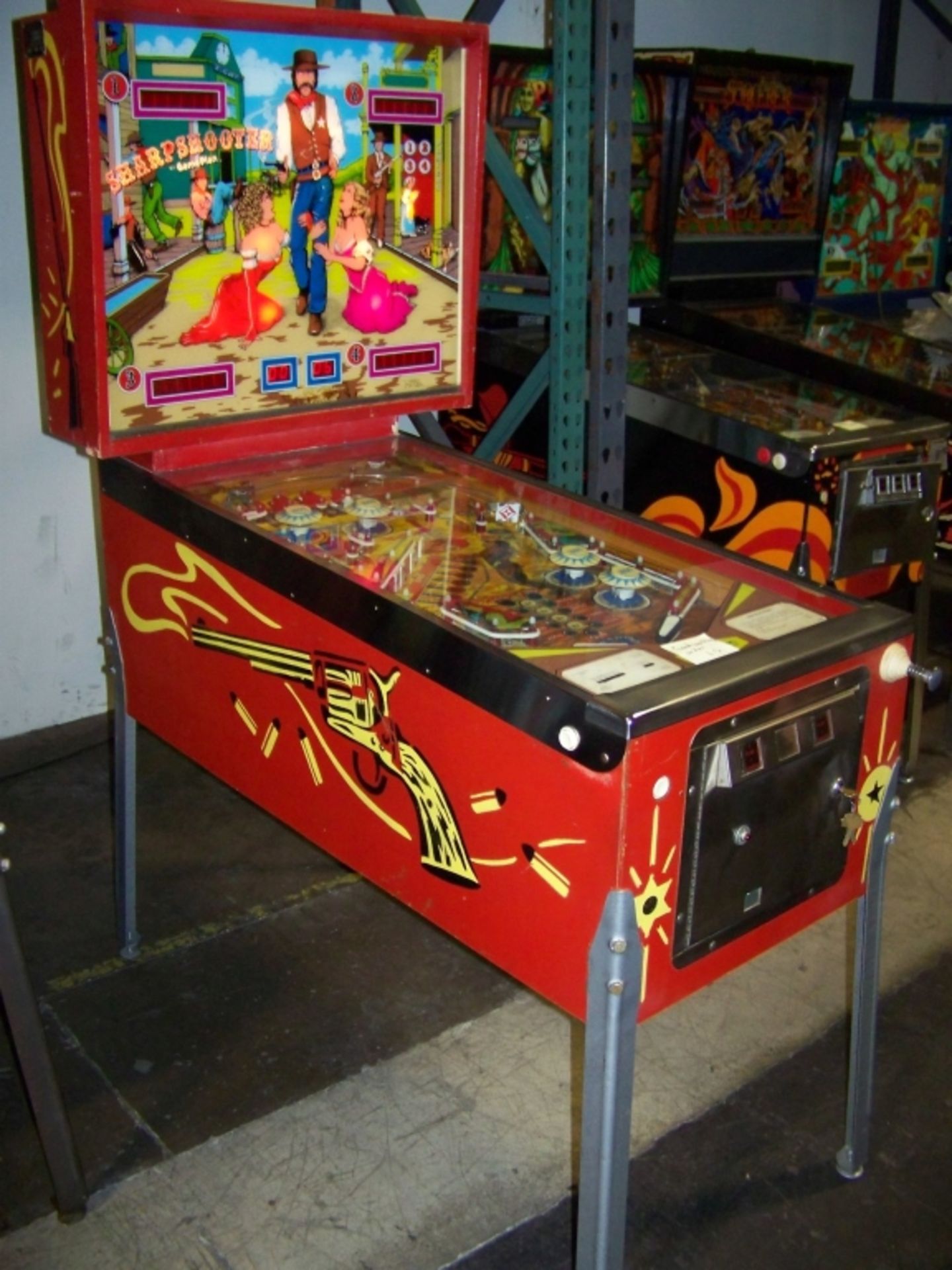 SHARP SHOOTER PINBALL MACHINE GAME PLAN 1979