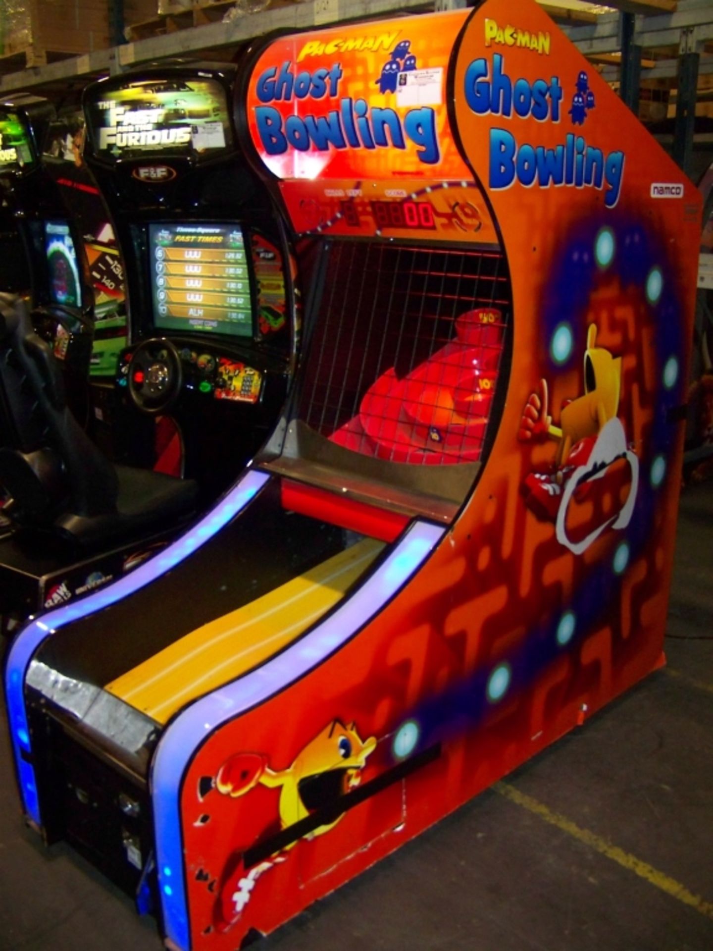 PACMAN GHOST BOWLING REDEMPTION GAME NAMCO - Image 2 of 6