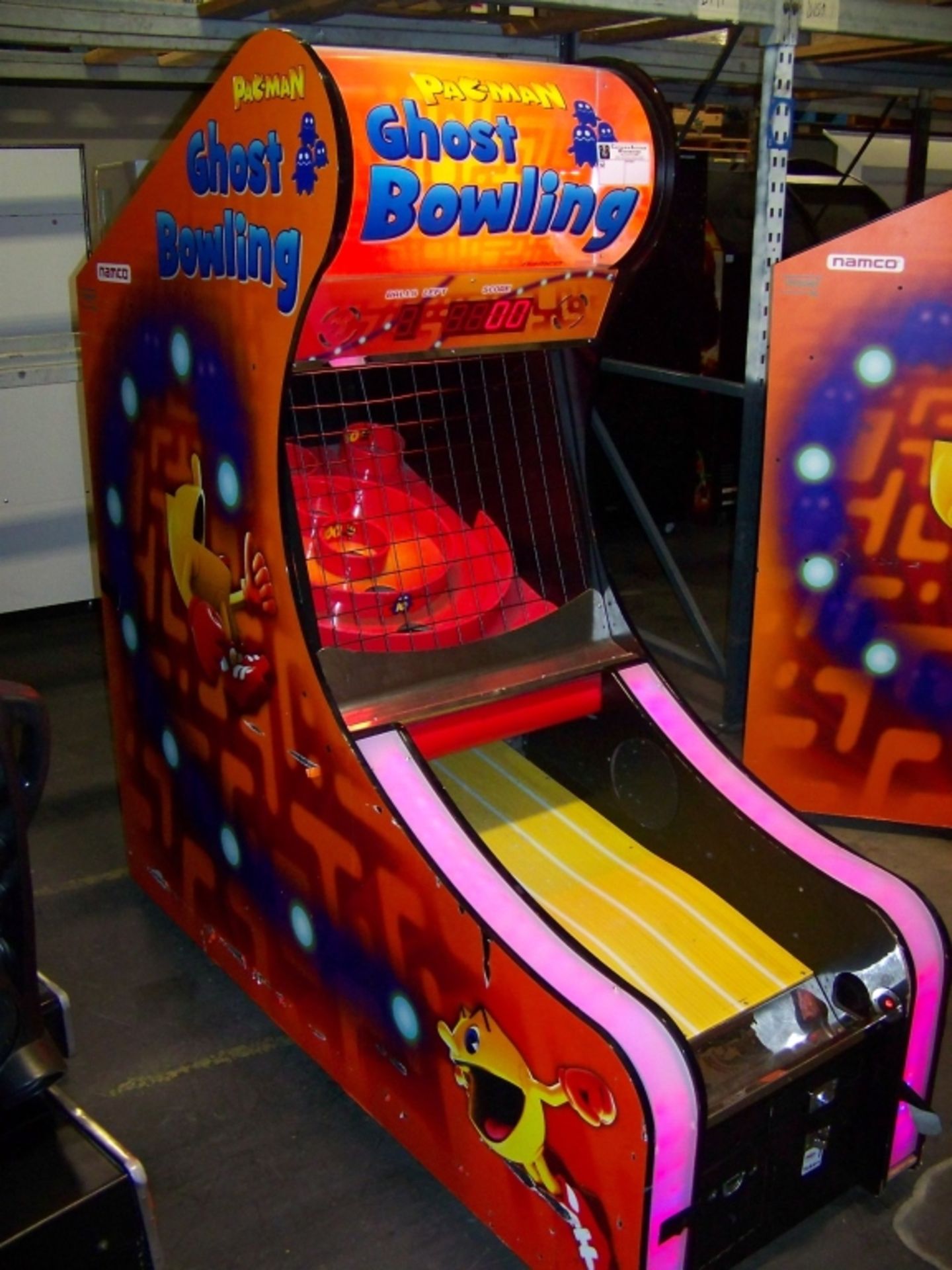 PACMAN GHOST BOWLING REDEMPTION GAME NAMCO