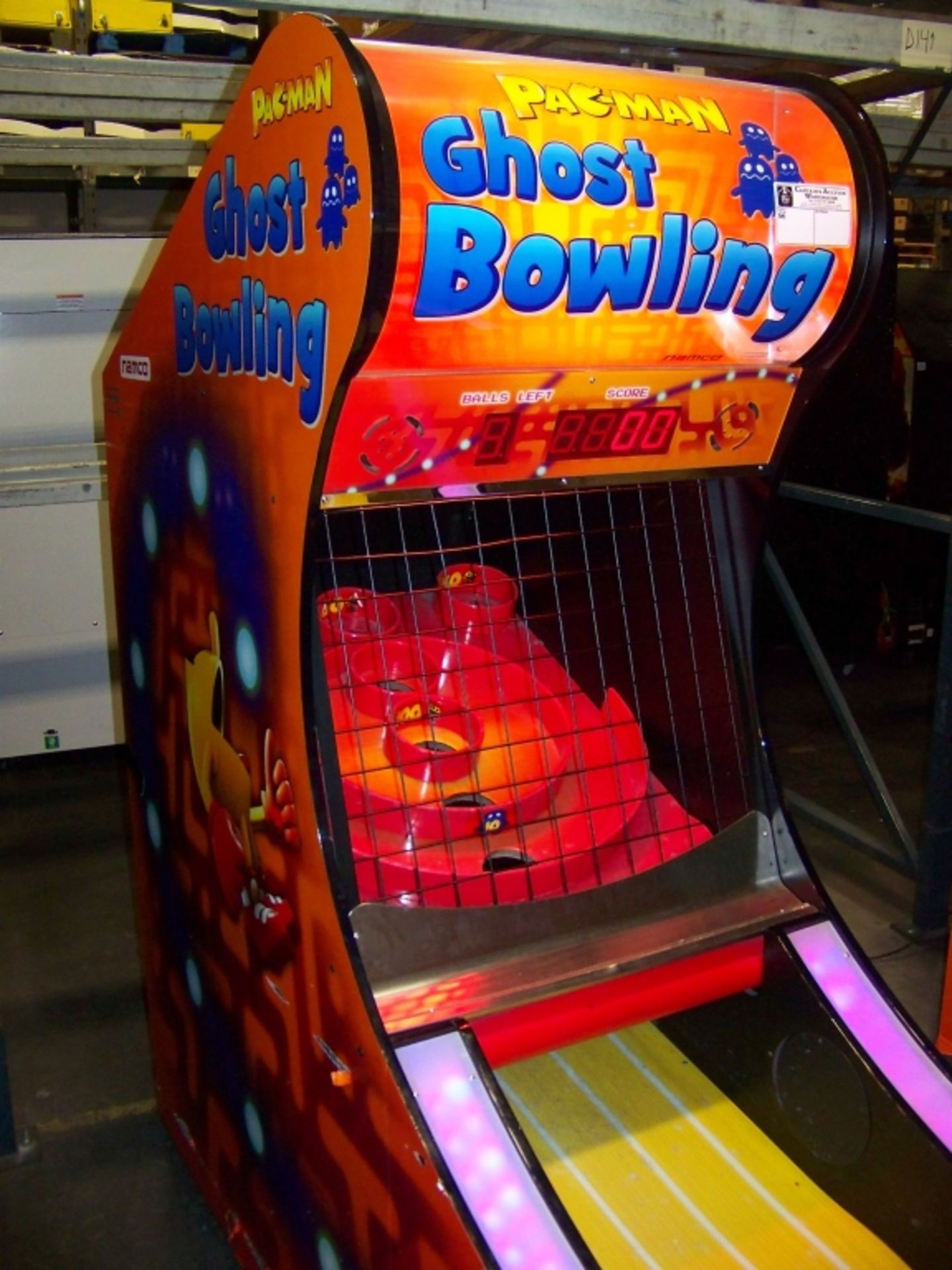 PACMAN GHOST BOWLING REDEMPTION GAME NAMCO - Image 5 of 6