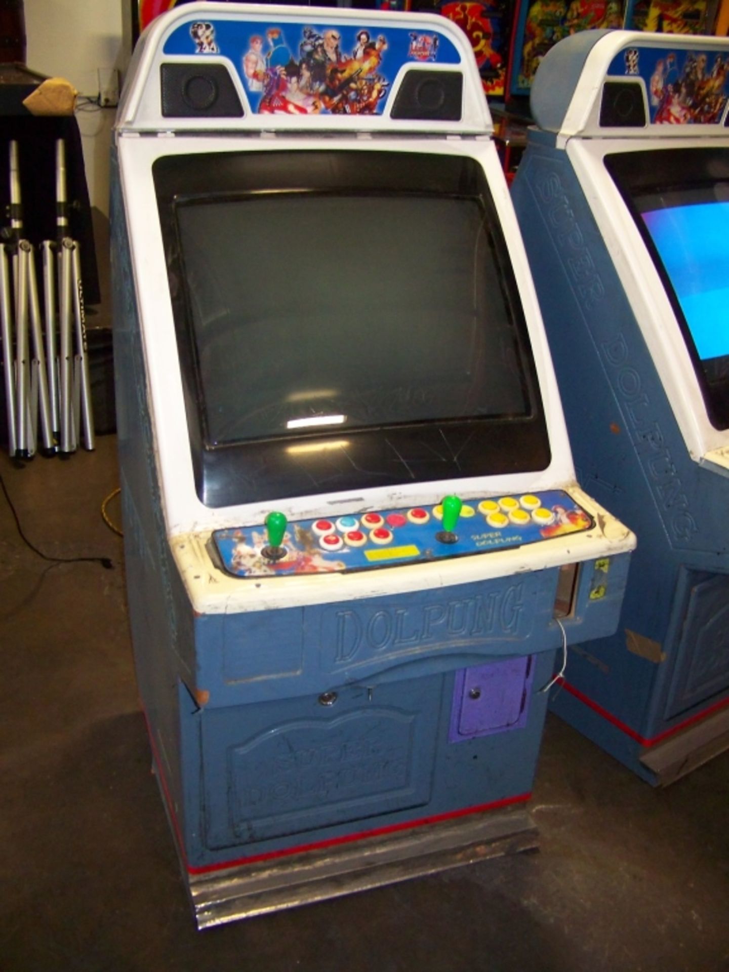 CANDY CABINET STREET FIGHTER 3 JAMMA ARCADE Item is in used condition. Evidence of wear and - Image 2 of 3