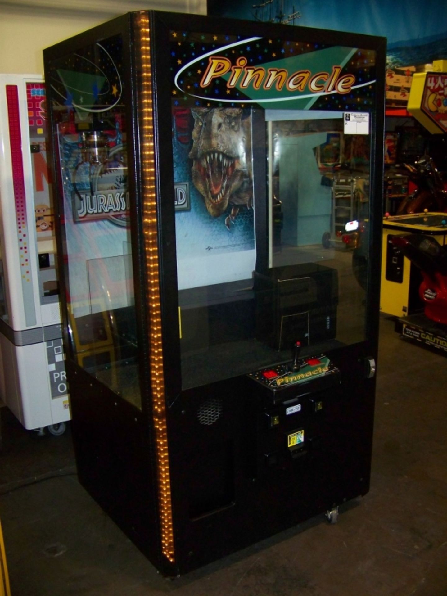 42"" PINNACLE PLUSH CLAW CRANE MACHINE I.C.E. Item is in used condition. Evidence of wear and
