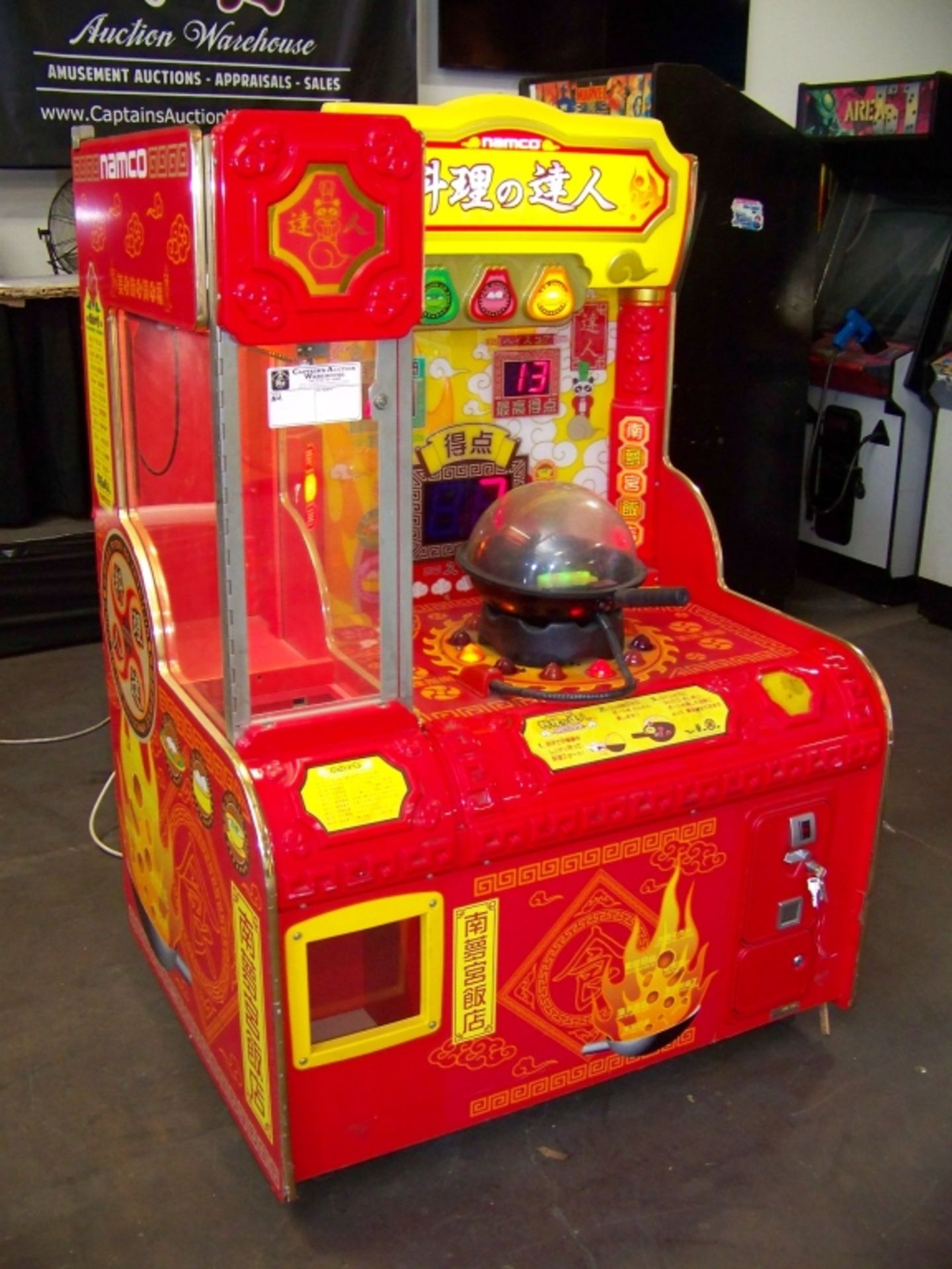 MASTER CHEF PRIZE REDEMPTION ARCADE GAME NAMCO Item is in used condition. Evidence of wear and