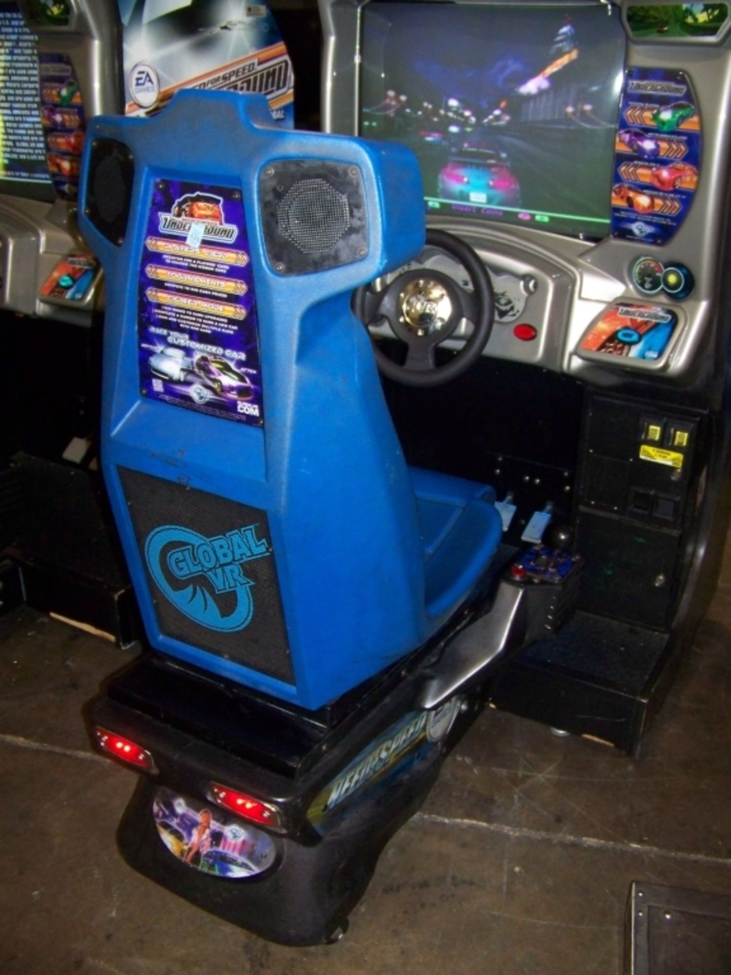 NEED FOR SPEED UNDERGROUND RACING ARCADE GAME Item is in used condition. Evidence of wear and - Image 3 of 4