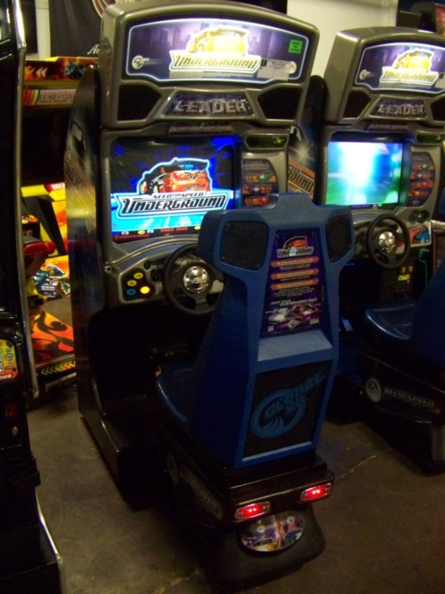 NEED FOR SPEED UNDERGROUND RACING ARCADE GAME Item is in used condition. Evidence of wear and