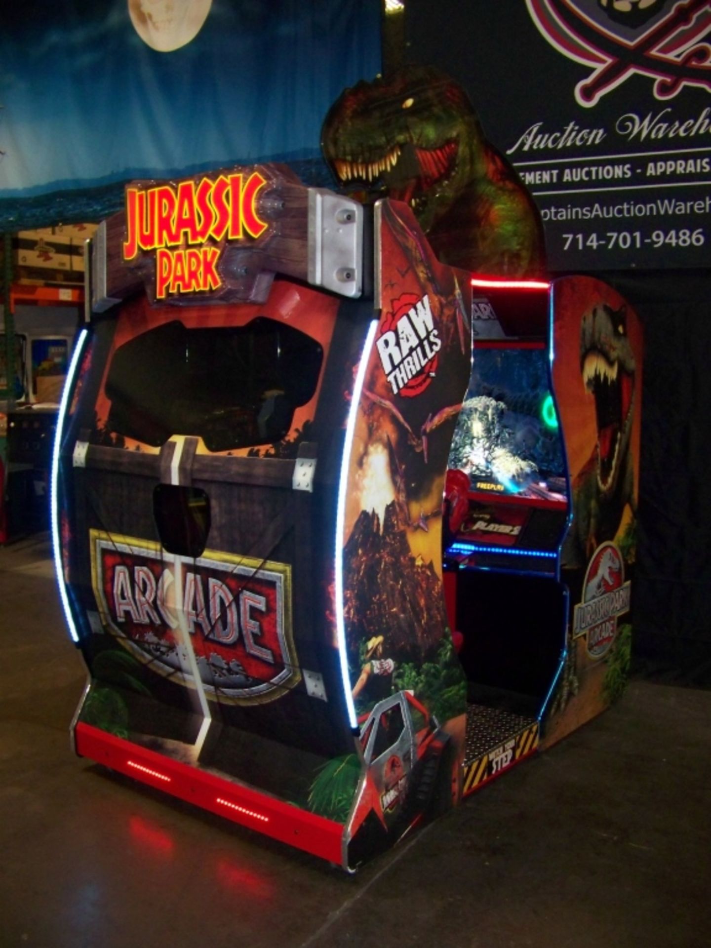 JURASSIC PARK DELUXE ARCADE GAME BRAND NEW!! Item is in used condition. Evidence of wear and