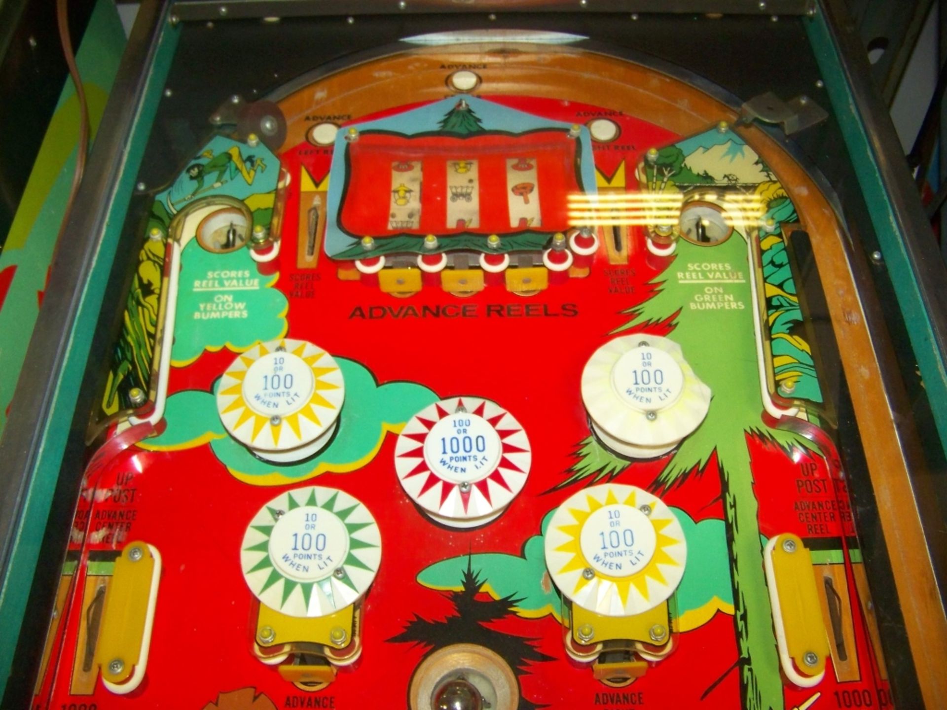 KLONDIKE PINBALL MACHINE WILLIAMS 1971 Item is in used condition. Evidence of wear and commercial - Image 5 of 5